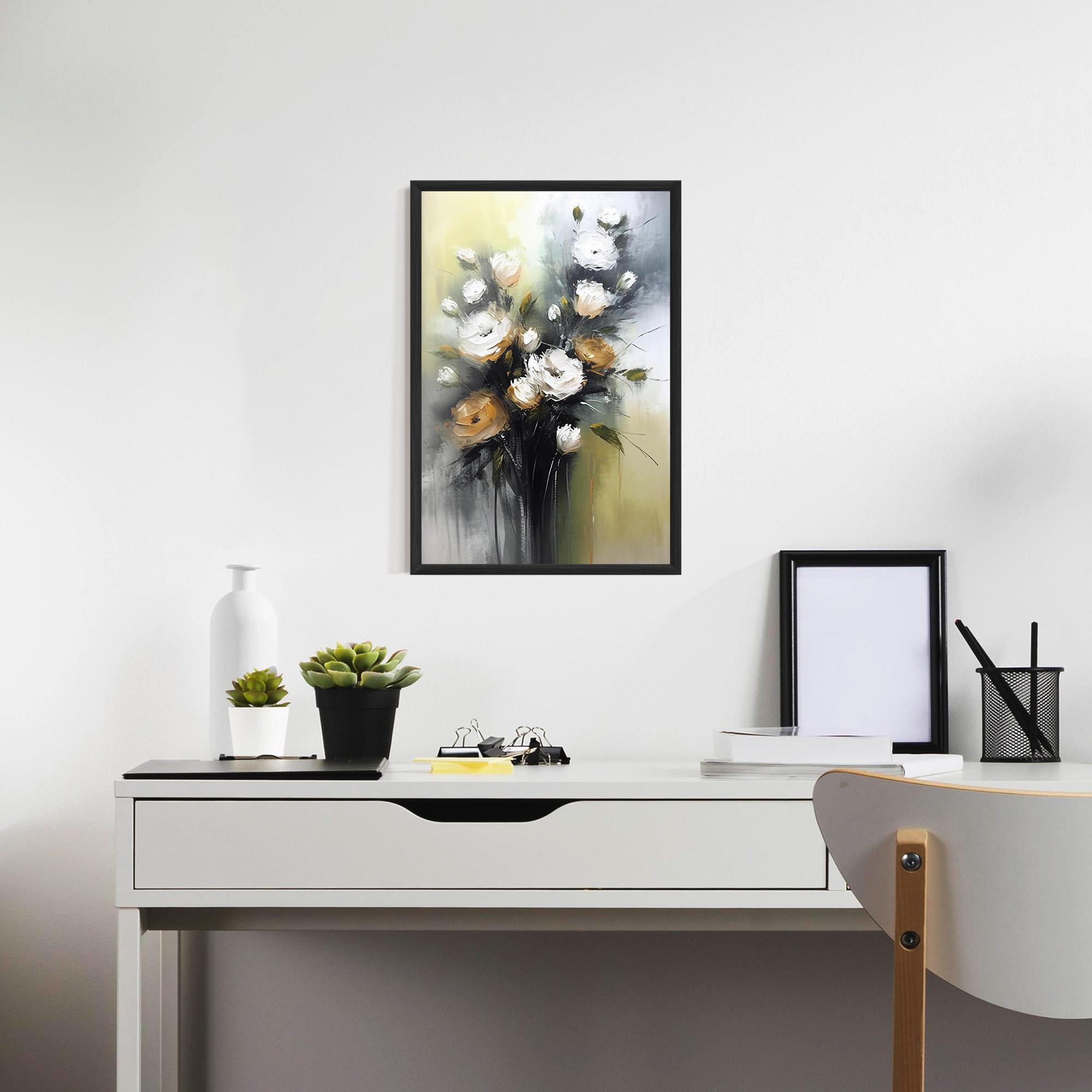 Gerahmte Poster Bouquet Painting mockup 7