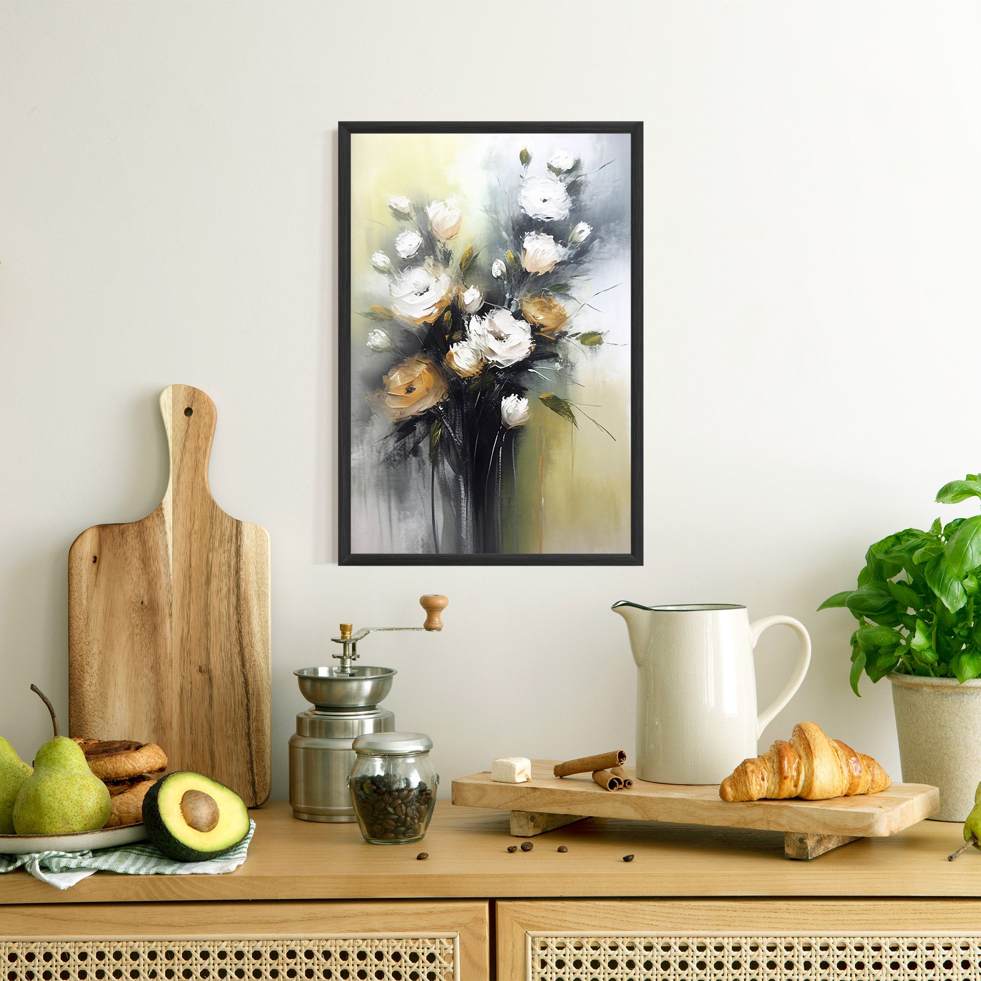 Bouquet Painting mockup 8