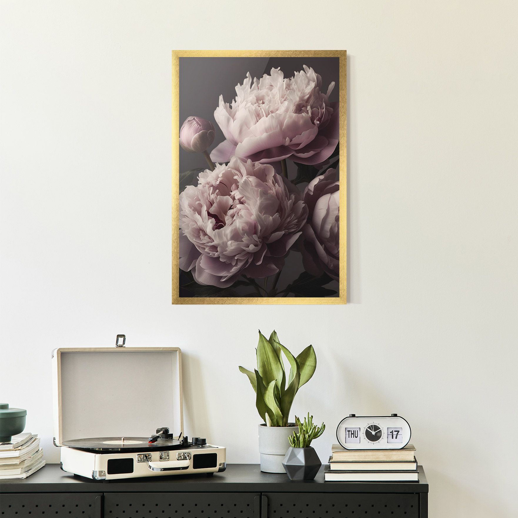 Grey Pastel Pink Peony mockup 2