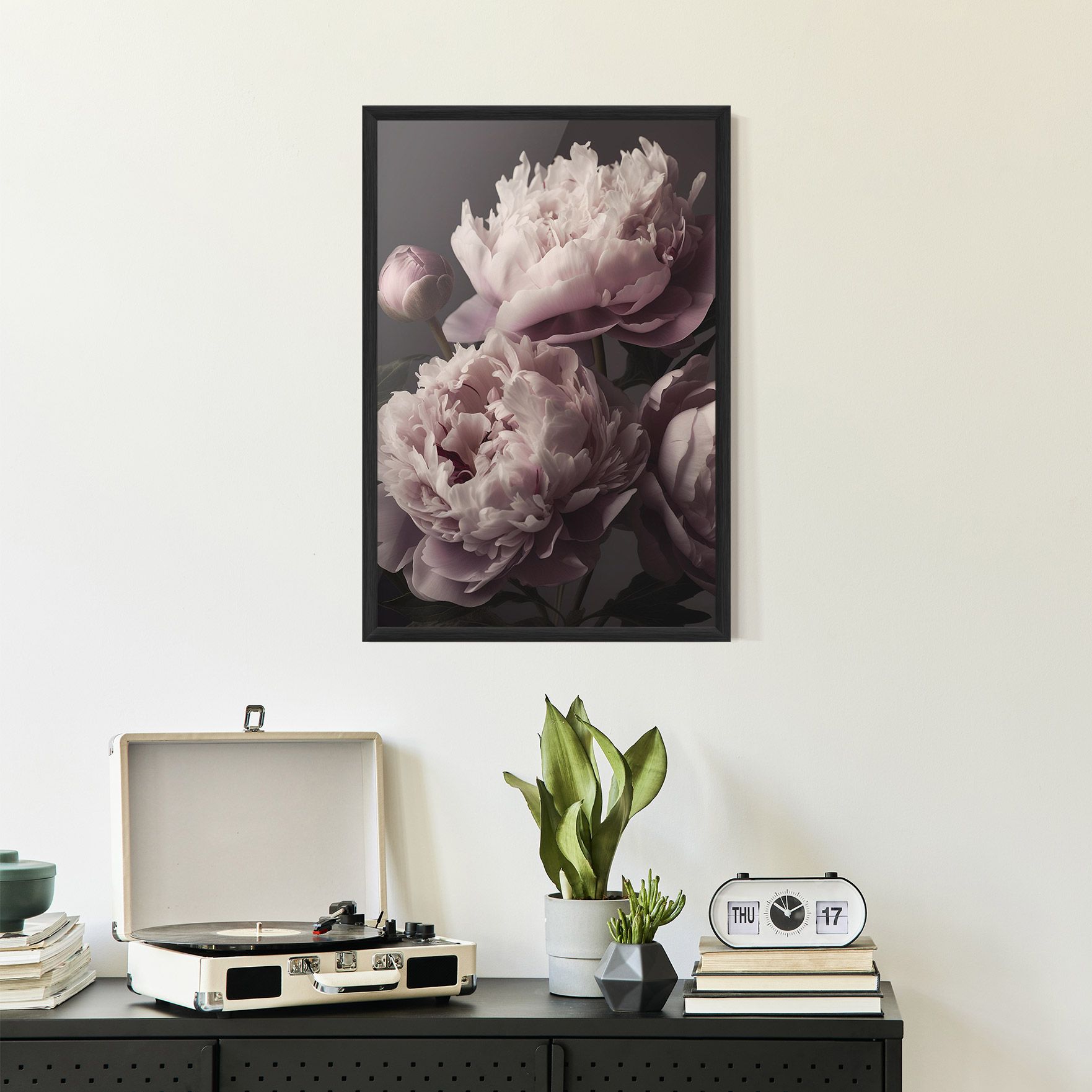 Grey Pastel Pink Peony mockup 2