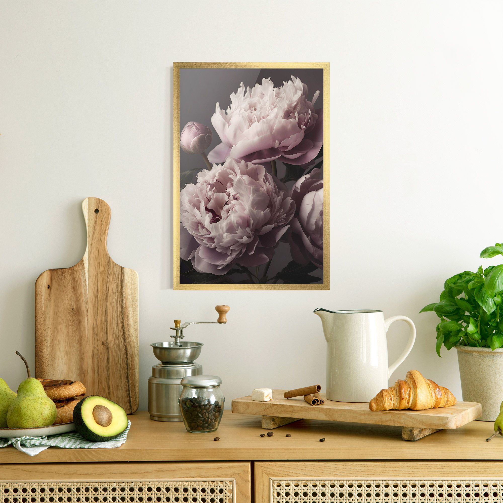 Grey Pastel Pink Peony mockup 8