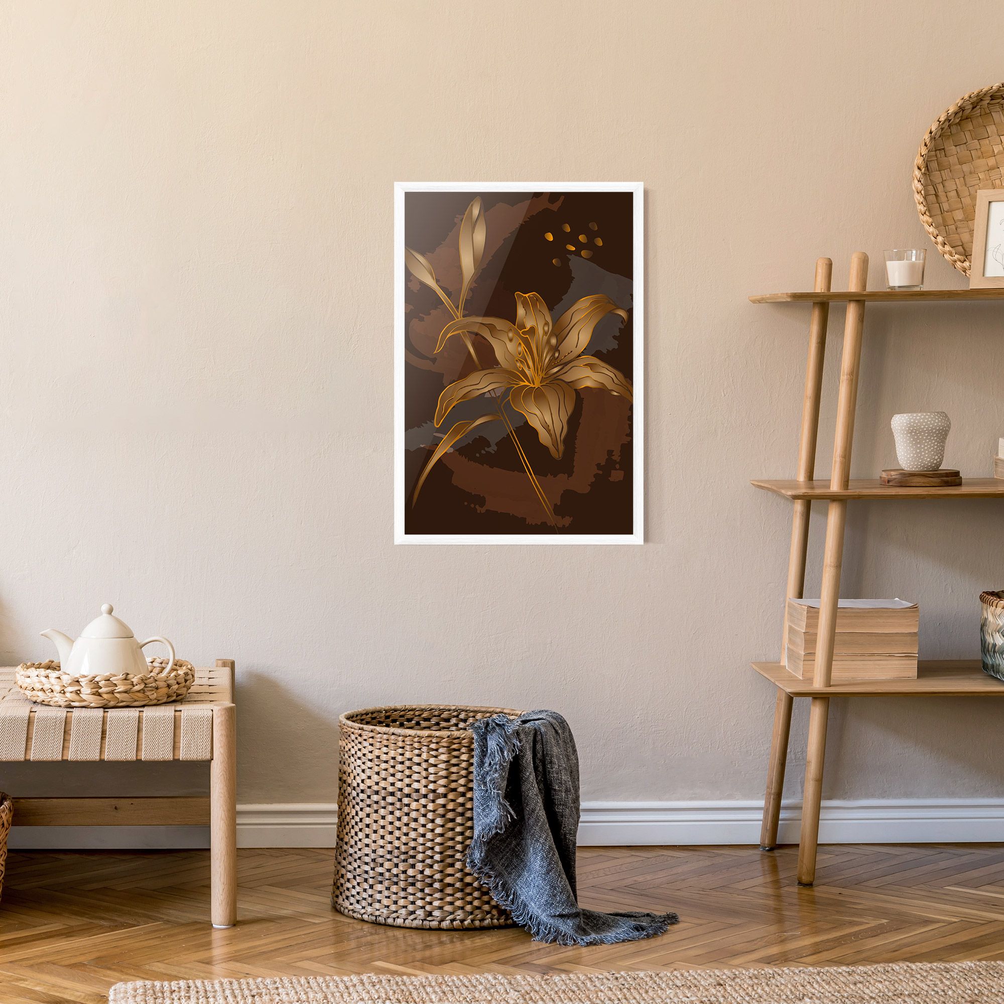 Gold Brown Lily mockup 9