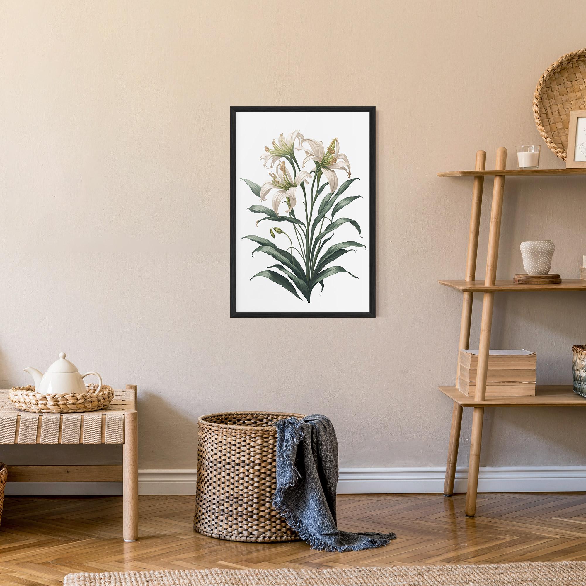 Gerahmte Poster Columbia Lily mockup 9