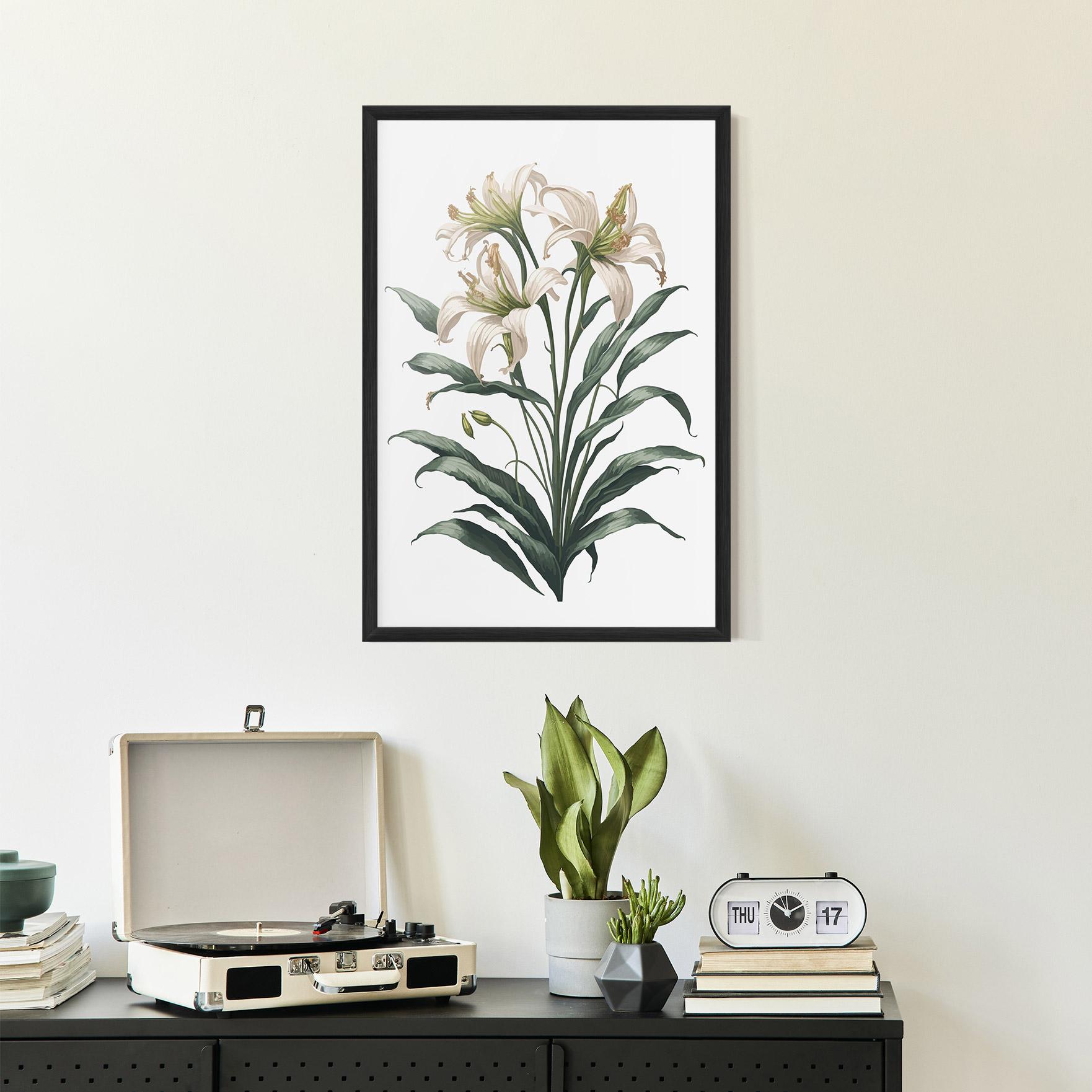 Gerahmte Poster Columbia Lily mockup 2