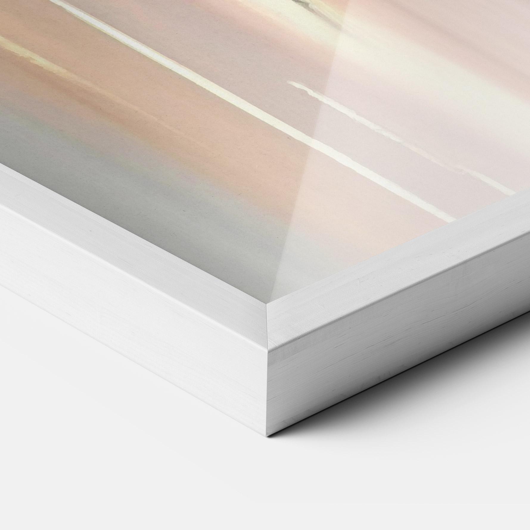 Gerahmte Poster Abstract Lily Painting mockup 3