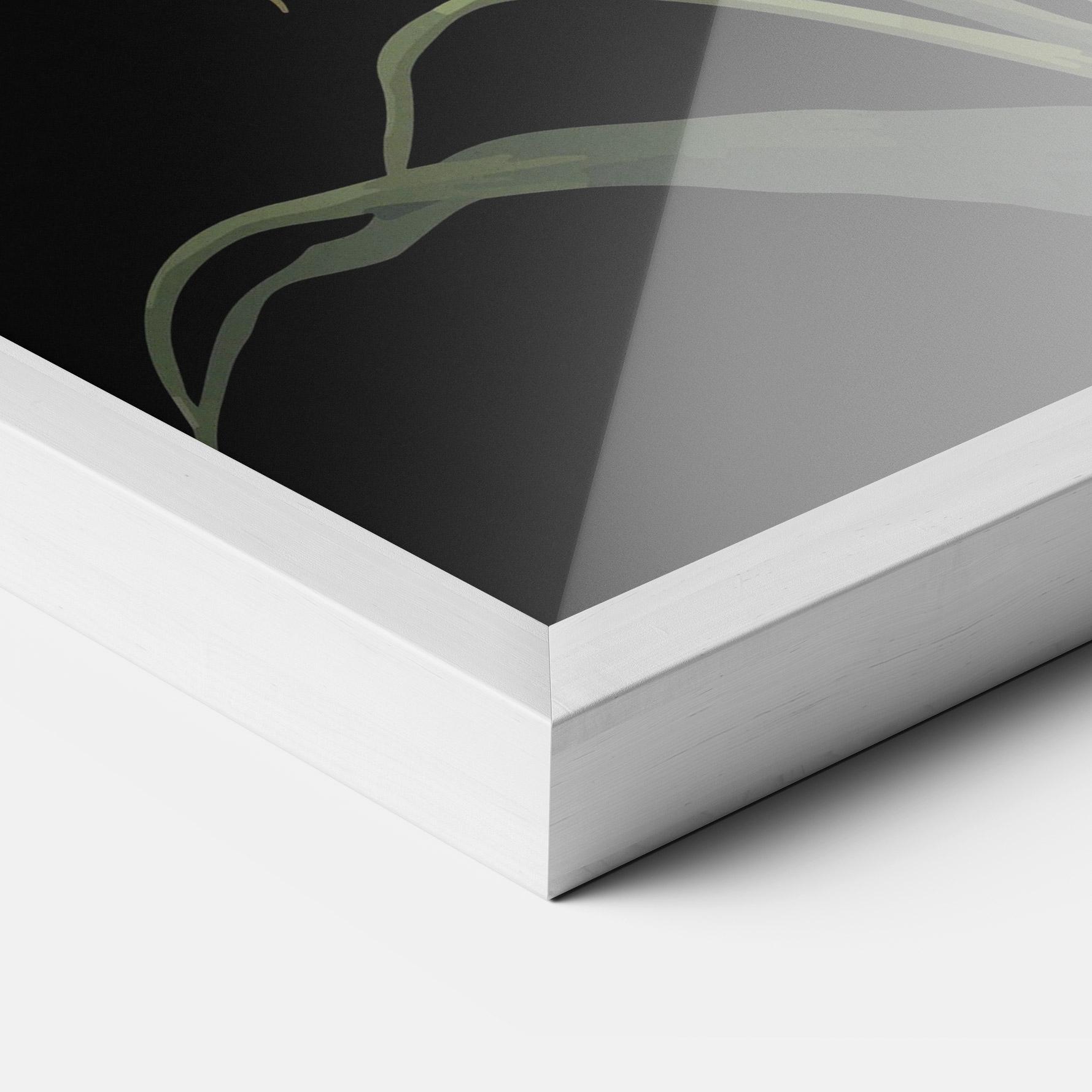 Gerahmte Poster Columbia White Lily mockup 3