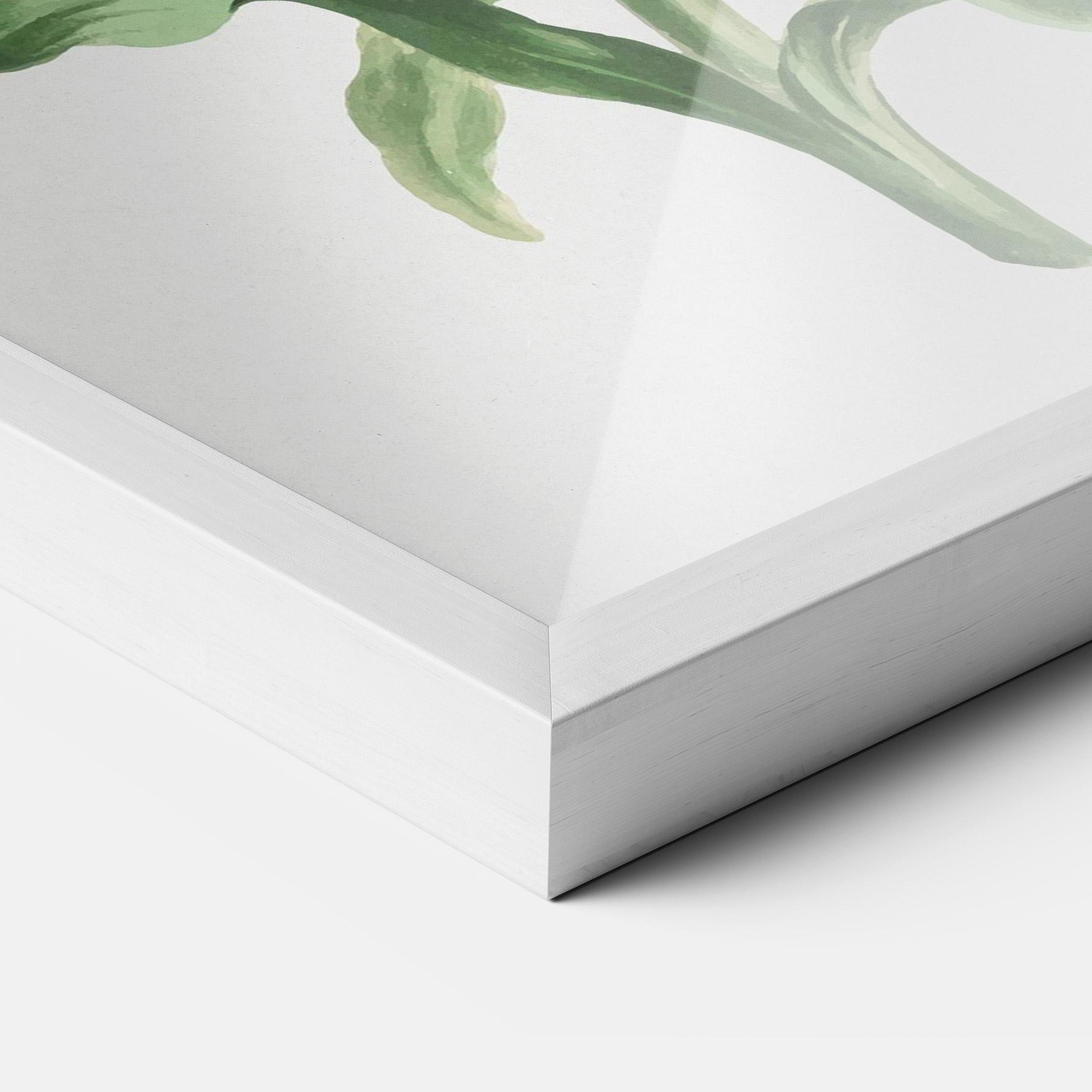 Gerahmte Poster Orange Painted Lily mockup 3