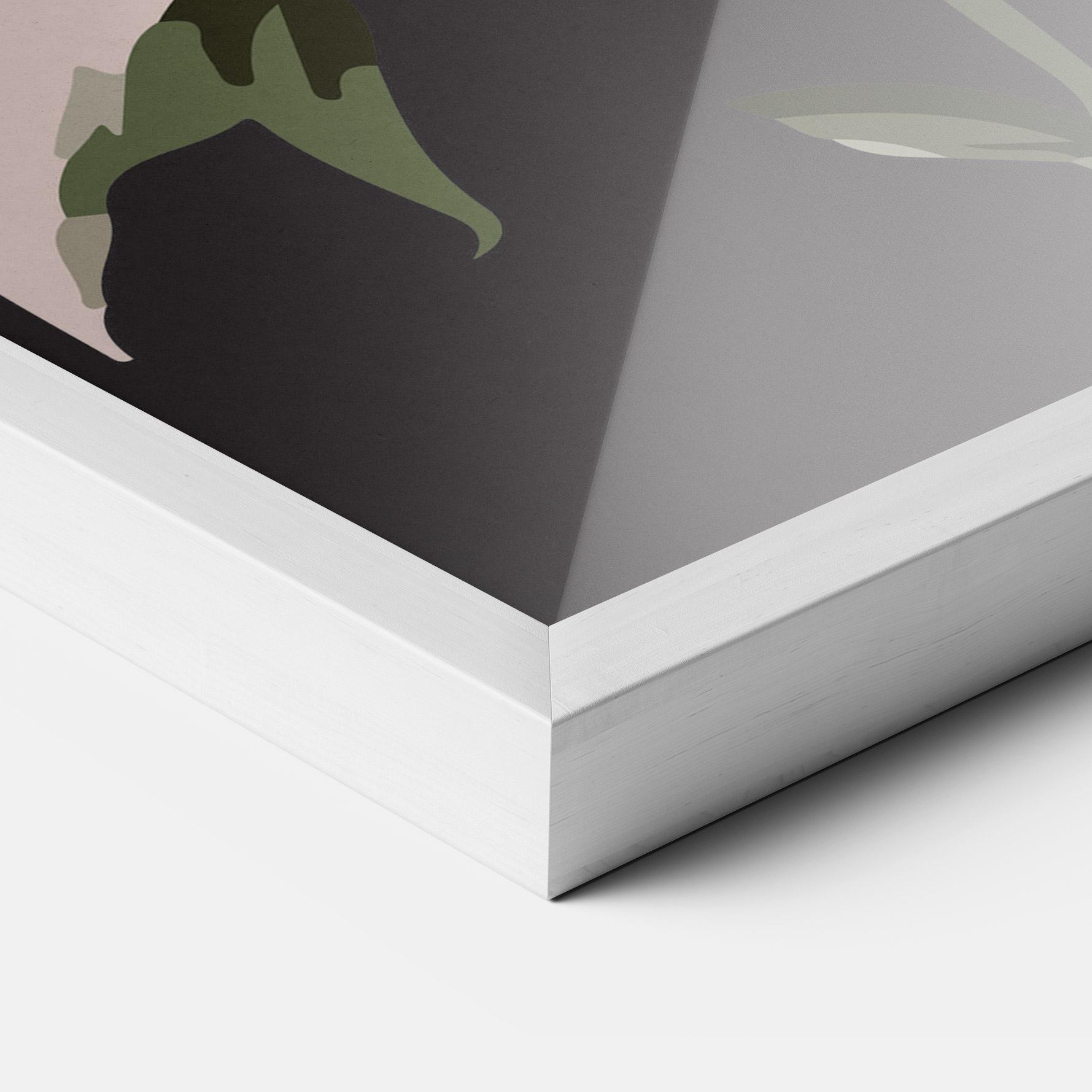 Gerahmte Poster Pink Pretty Lily mockup 3