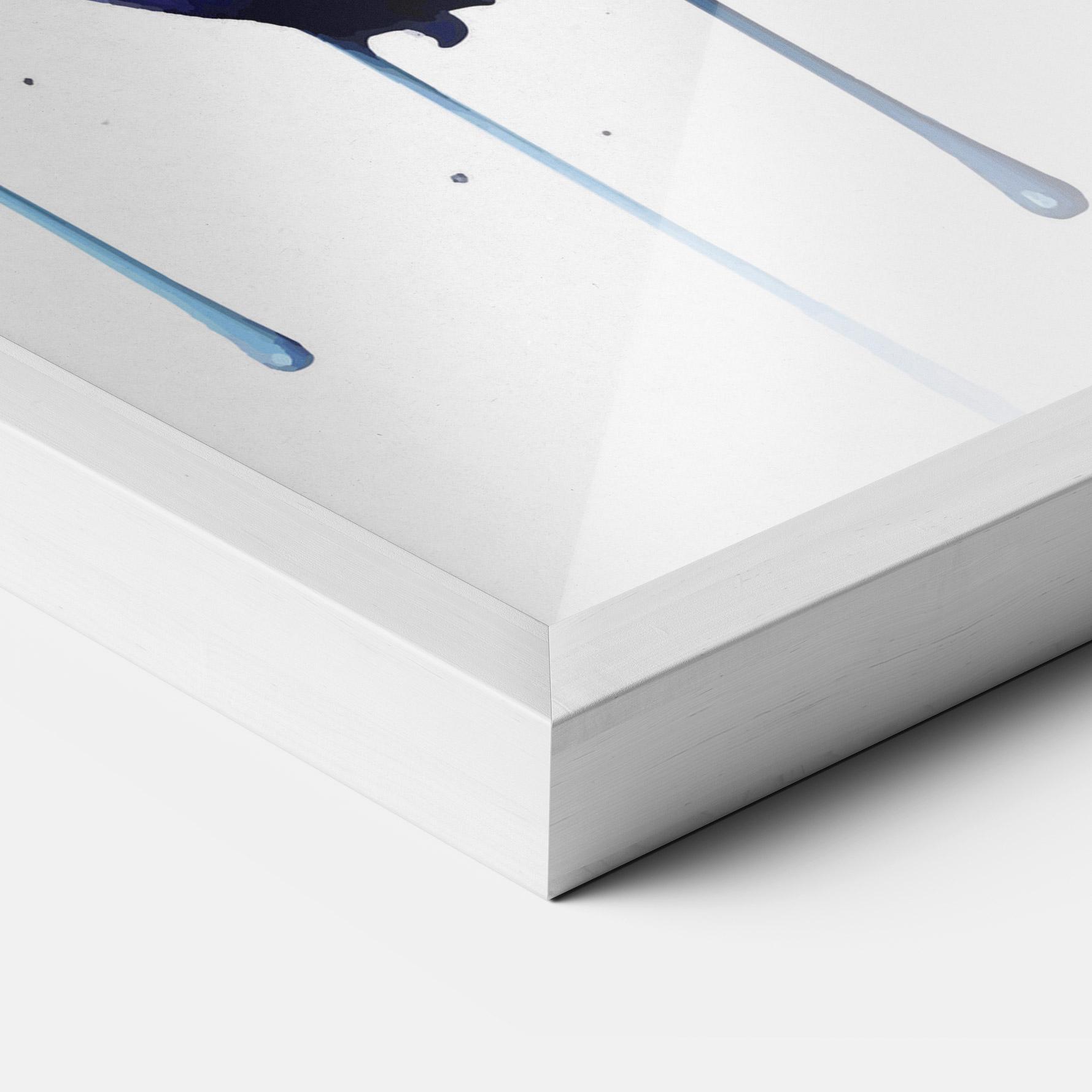 Gerahmte Poster Purple Orange Lily mockup 3