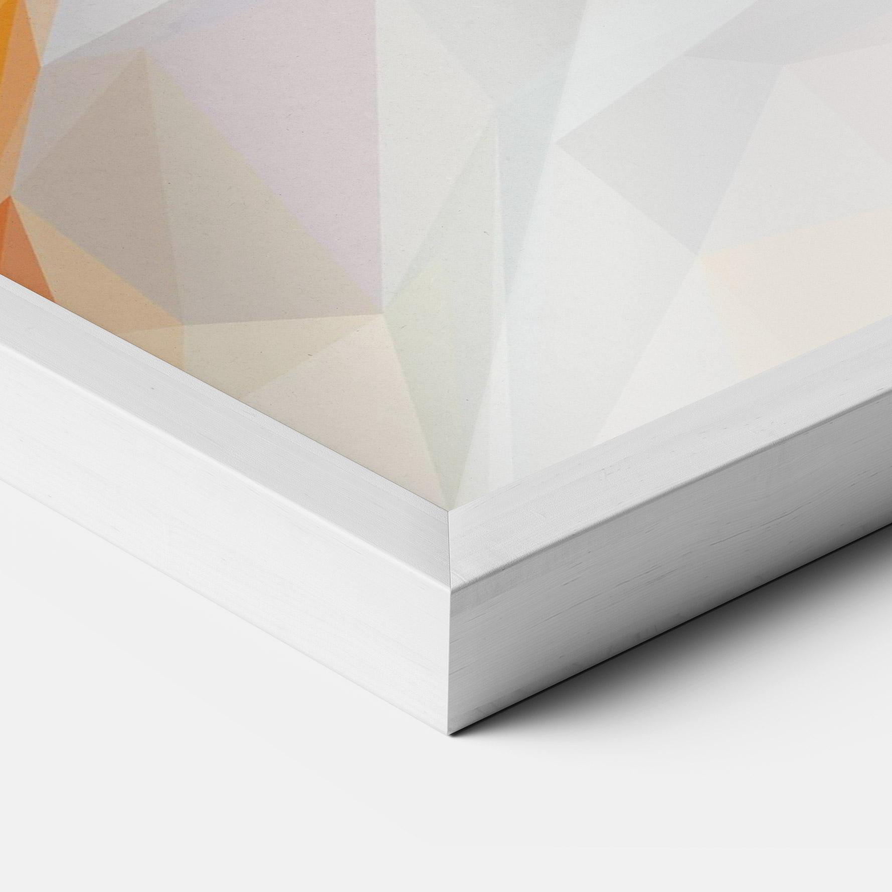 Gerahmte Poster Yellow Orange Lily mockup 3