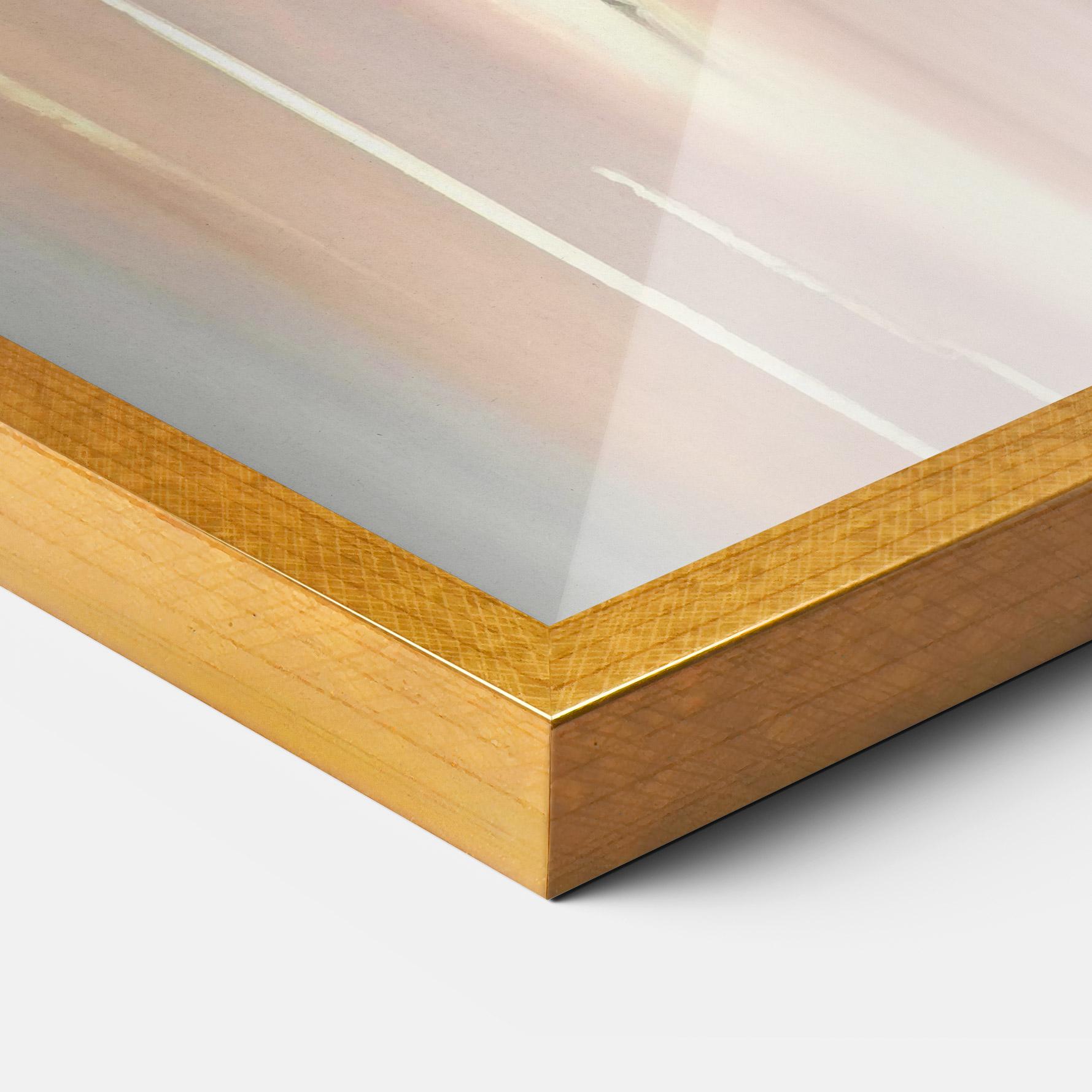 Gerahmte Poster Abstract Lily Painting mockup 3