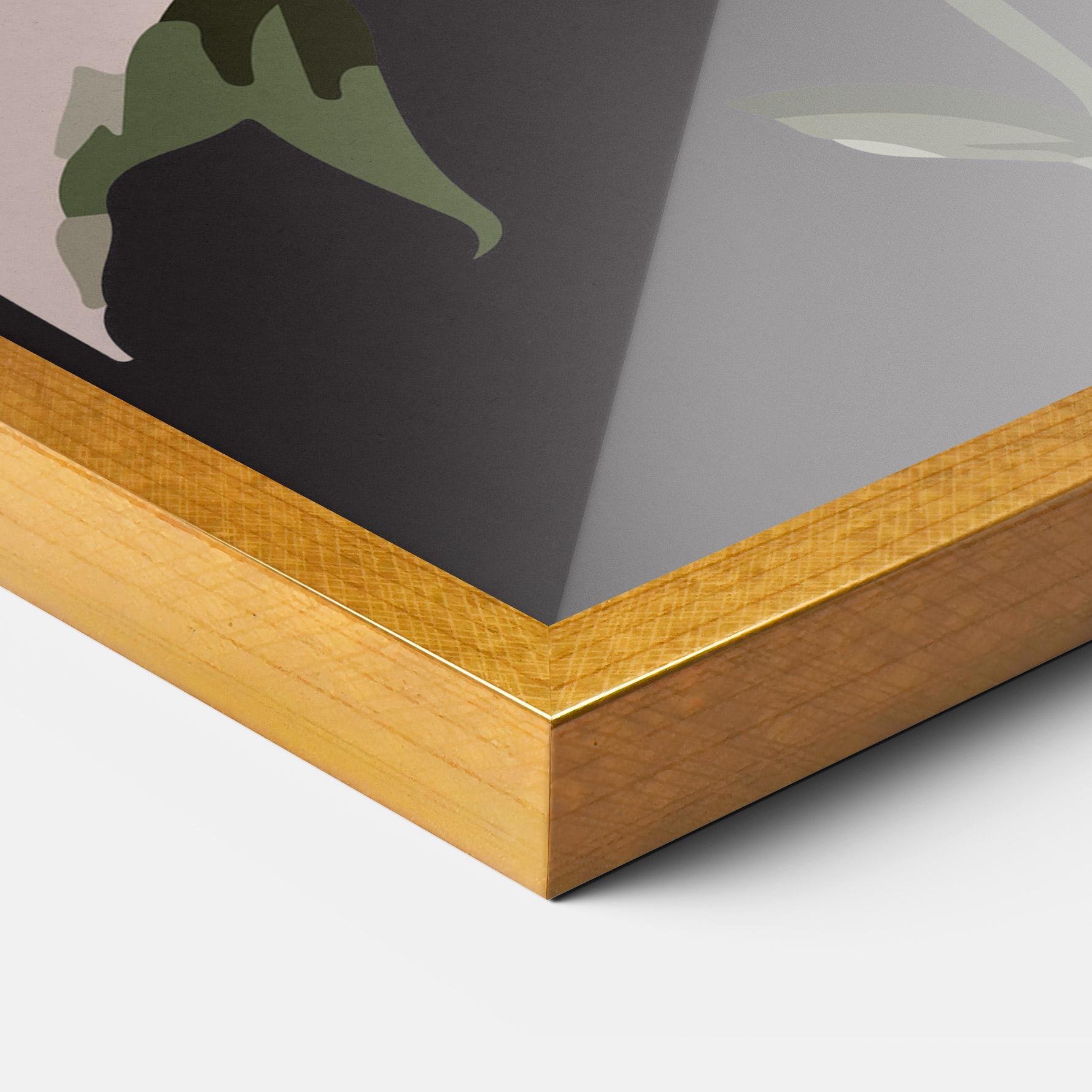 Gerahmte Poster Pink Pretty Lily mockup 3