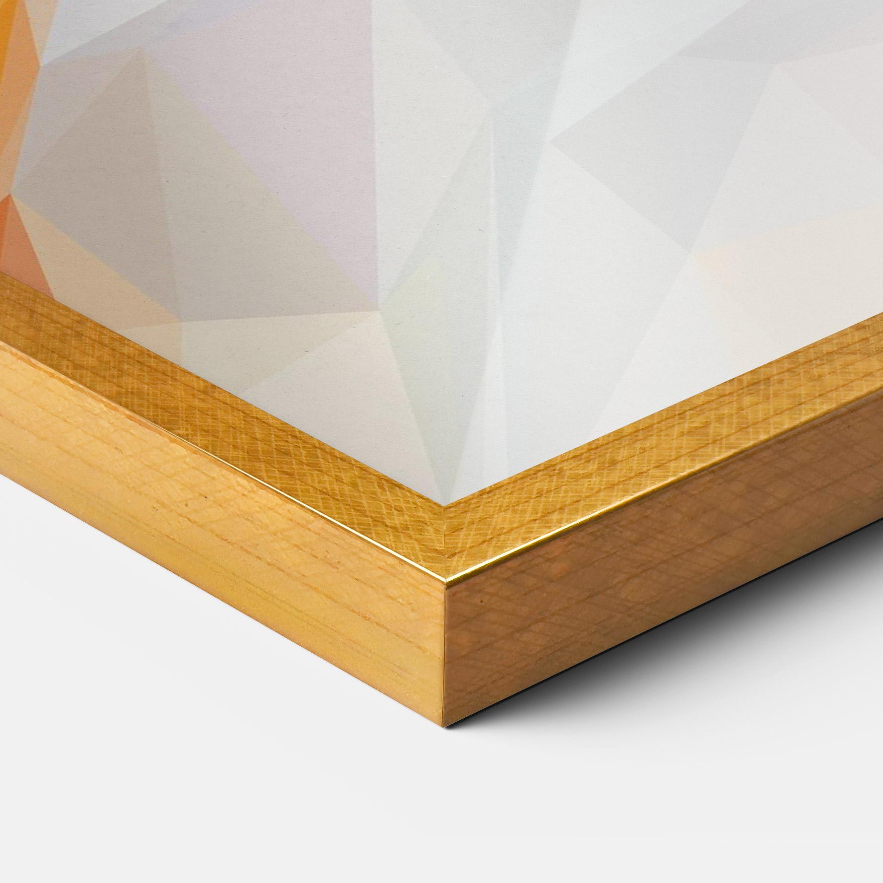 Gerahmte Poster Yellow Orange Lily mockup 3