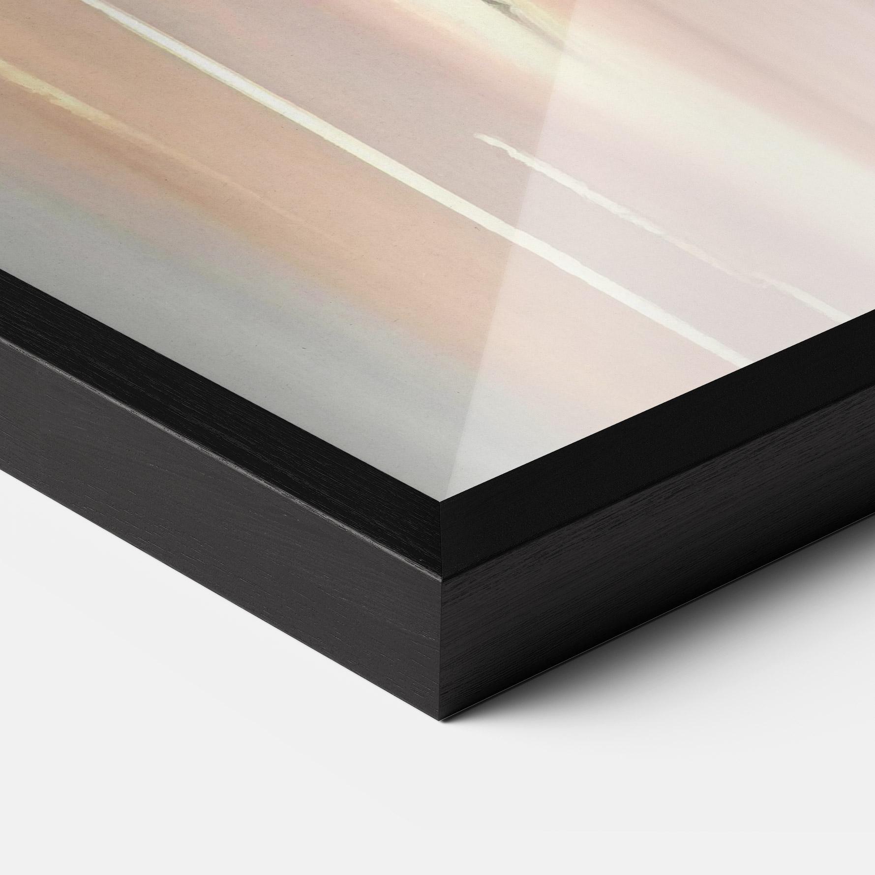 Gerahmte Poster Abstract Lily Painting mockup 3