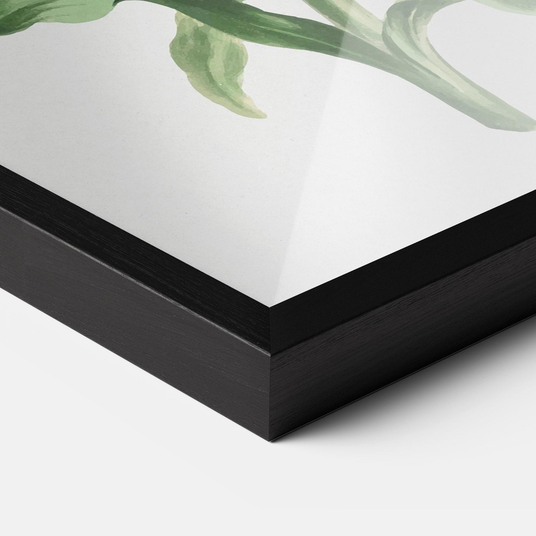 Gerahmte Poster Orange Painted Lily mockup 3