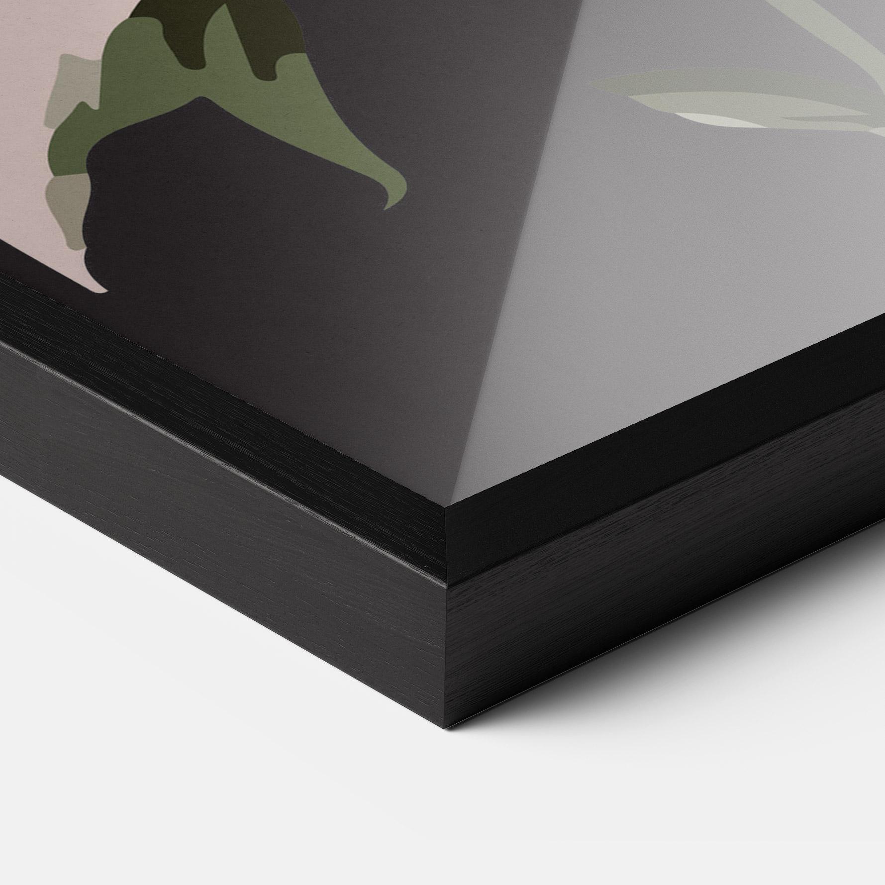 Gerahmte Poster Pink Pretty Lily mockup 3