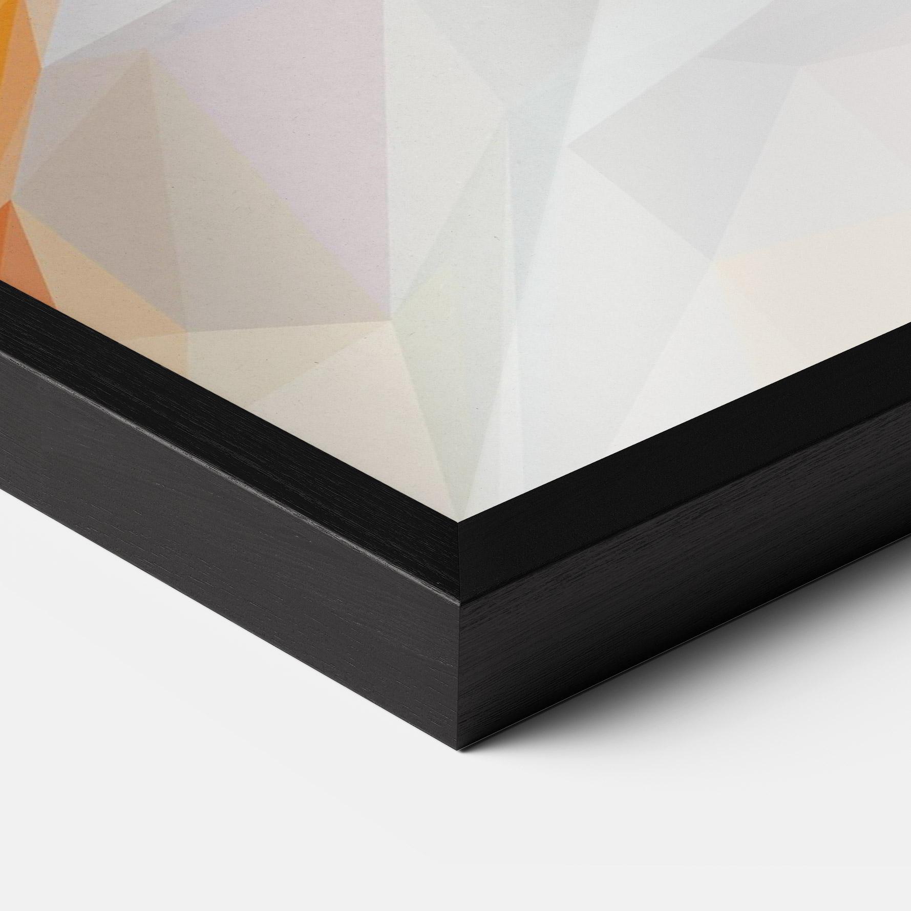 Gerahmte Poster Yellow Orange Lily mockup 3