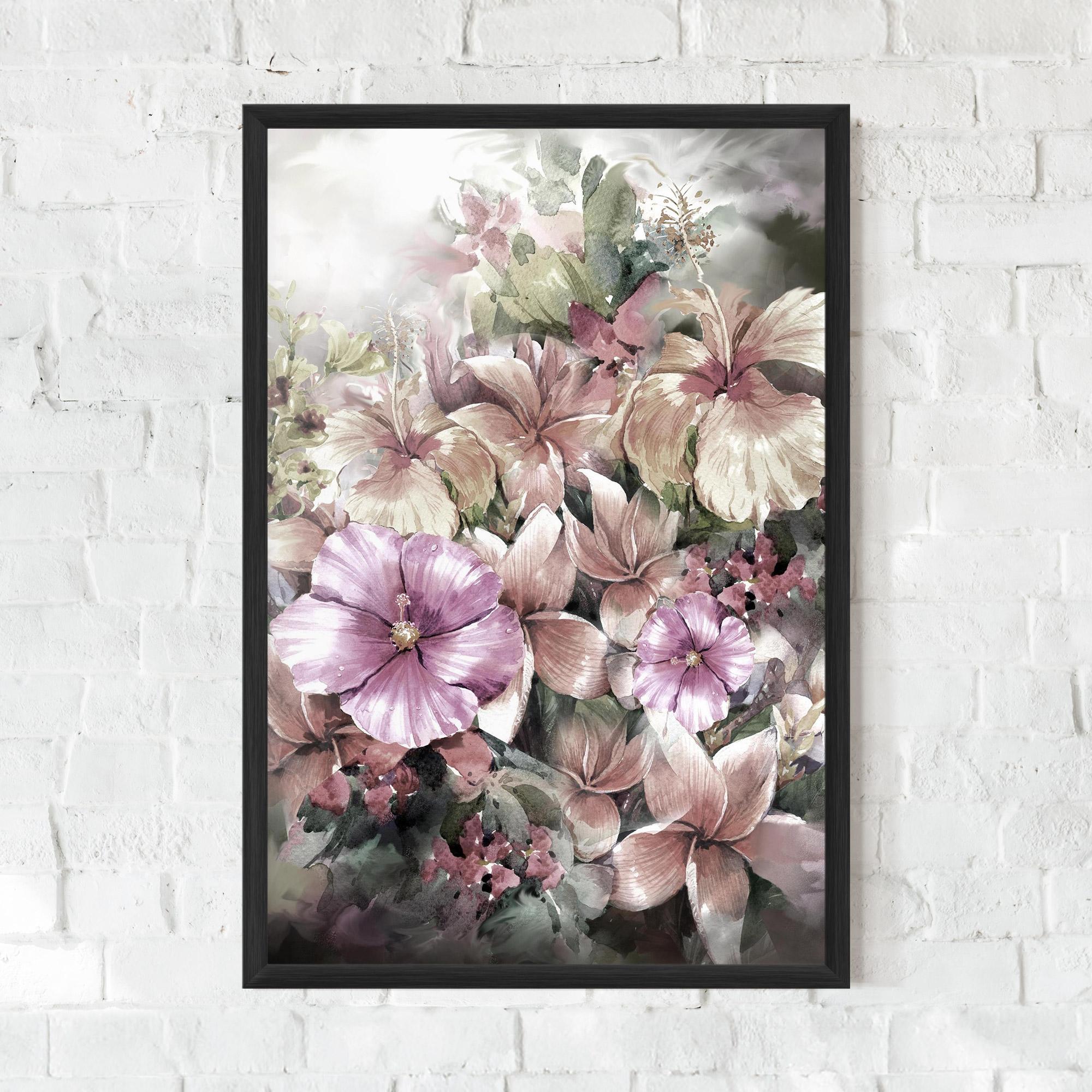 Gerahmte Poster Contrastul De Flori mockup 0