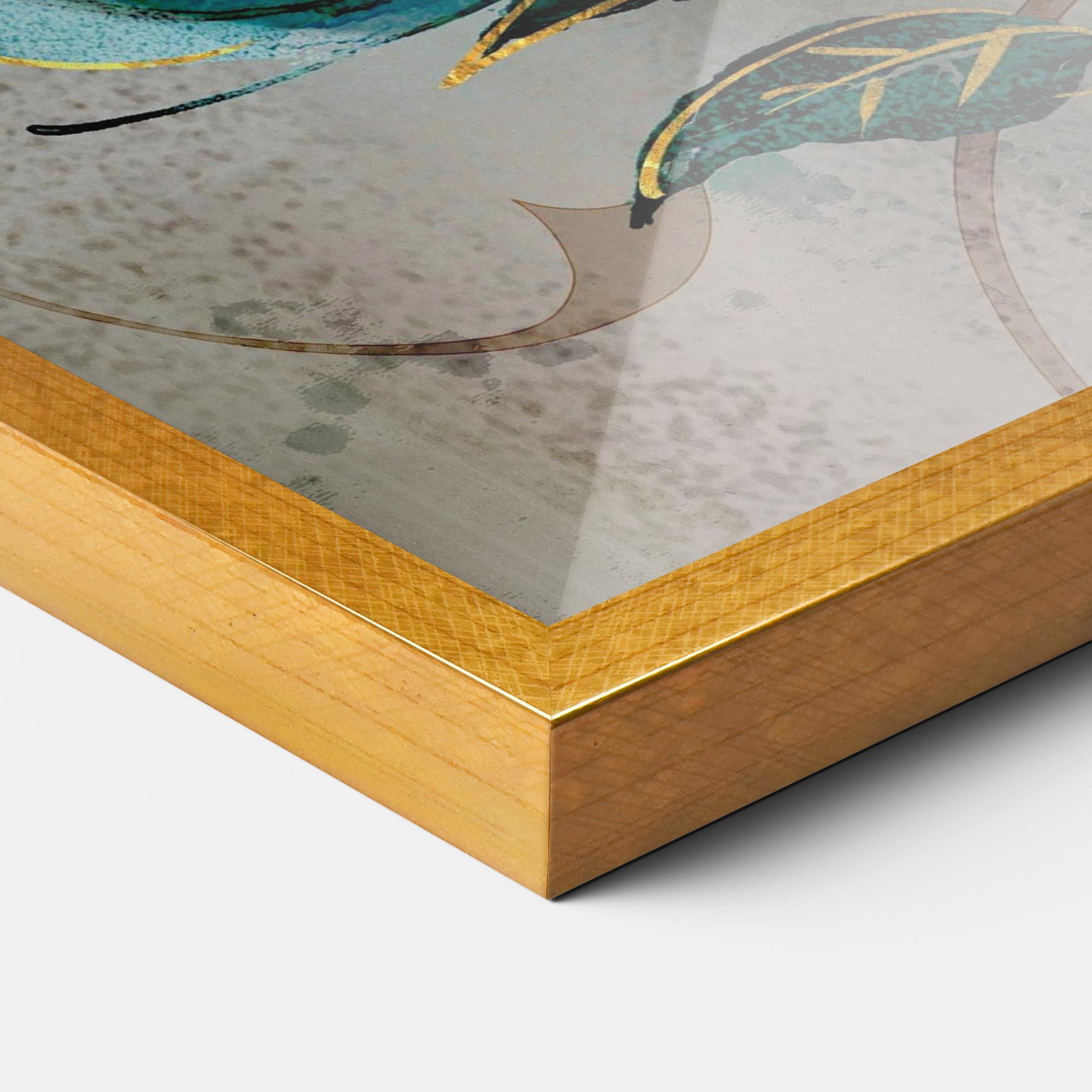 Gerahmte Poster Bujori Albastri mockup 3