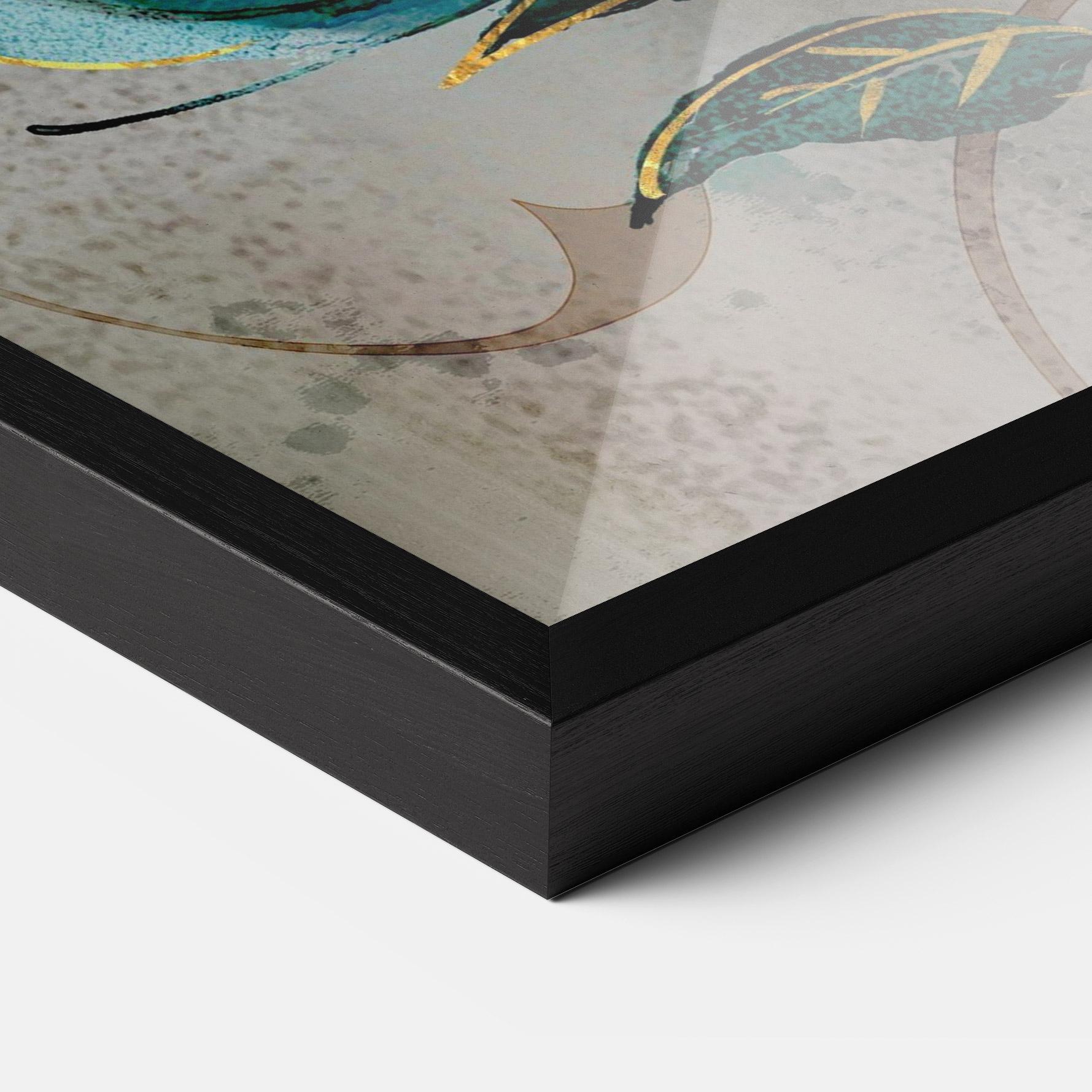 Gerahmte Poster Bujori Albastri mockup 3