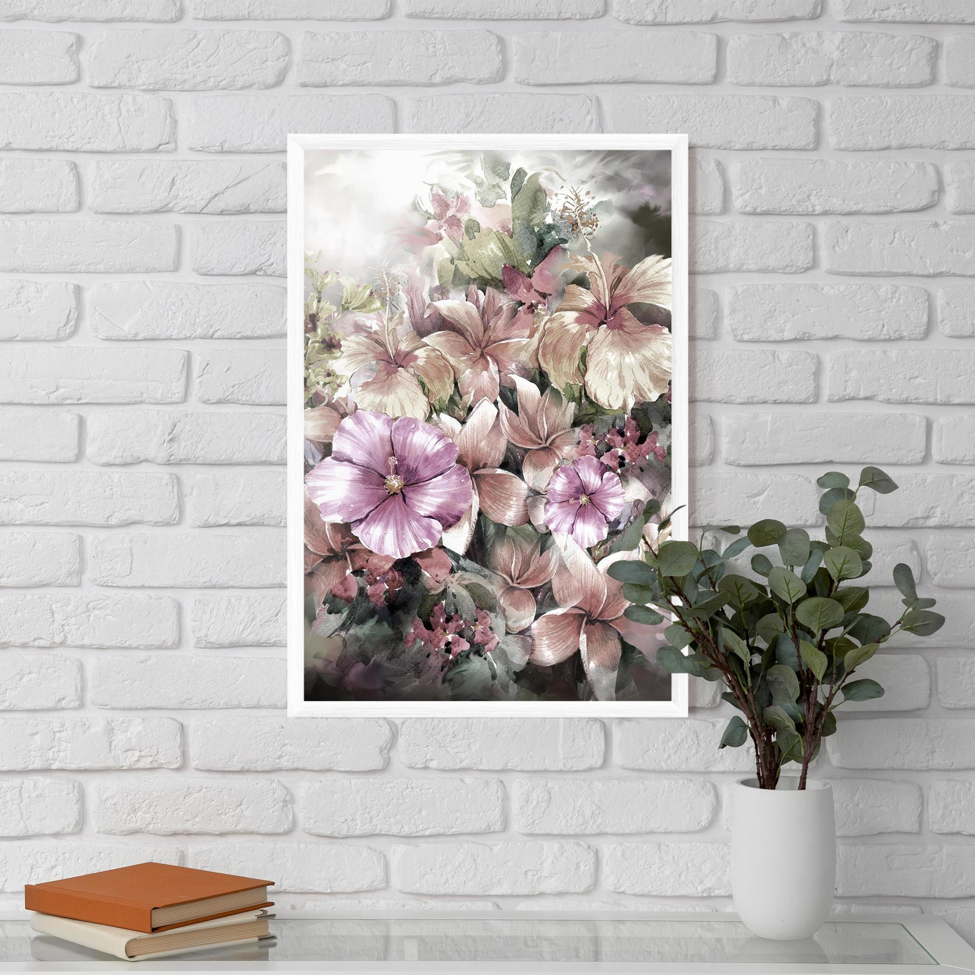 Gerahmte Poster Contrastul De Flori mockup 5