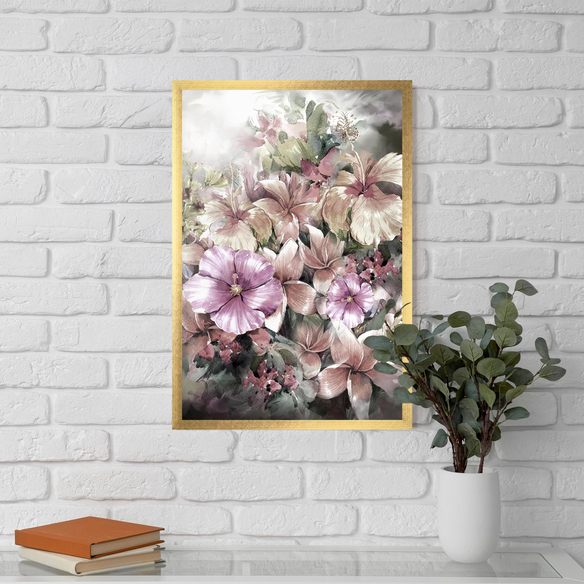 Gerahmte Poster Contrastul De Flori mockup 5