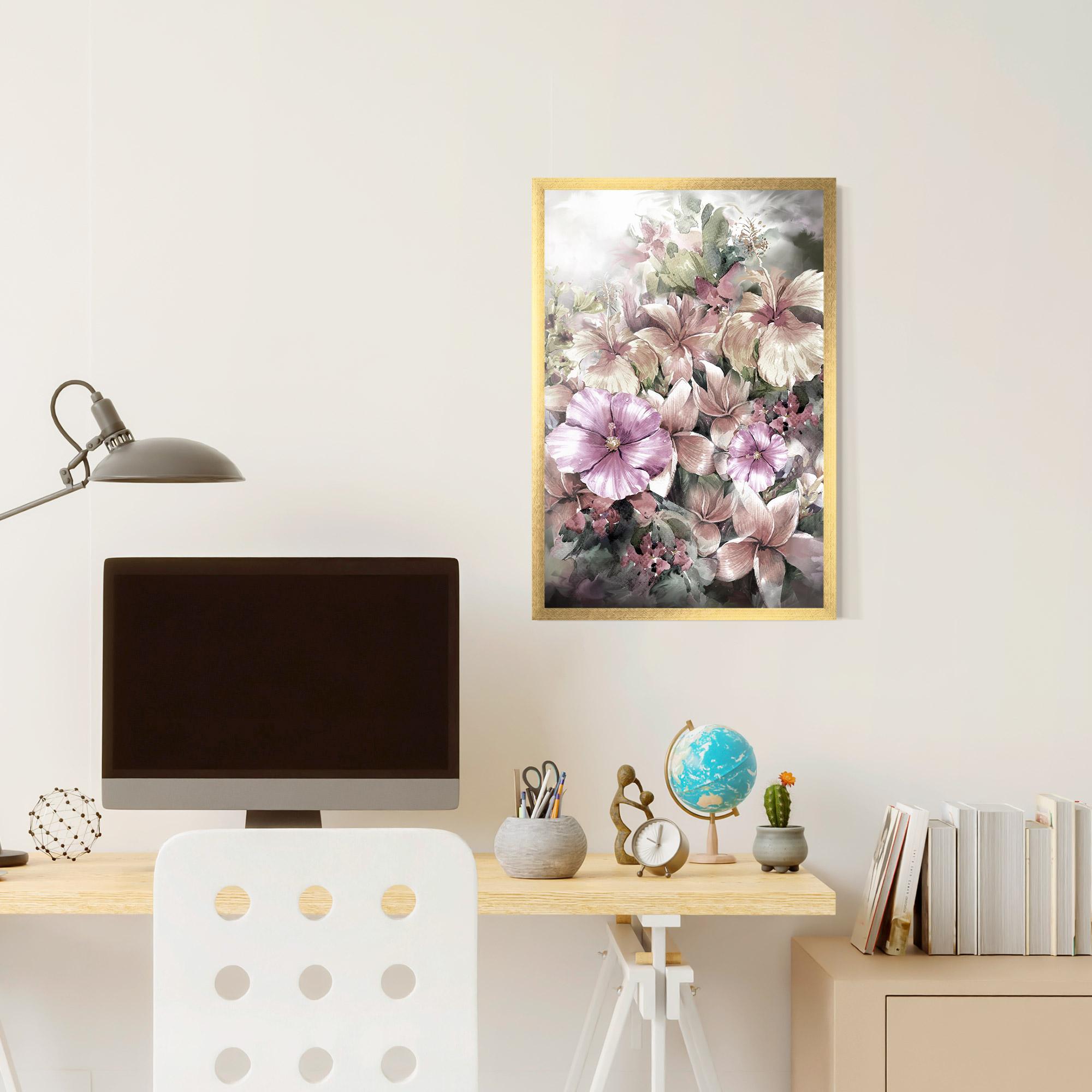 Gerahmte Poster Contrastul De Flori mockup 6