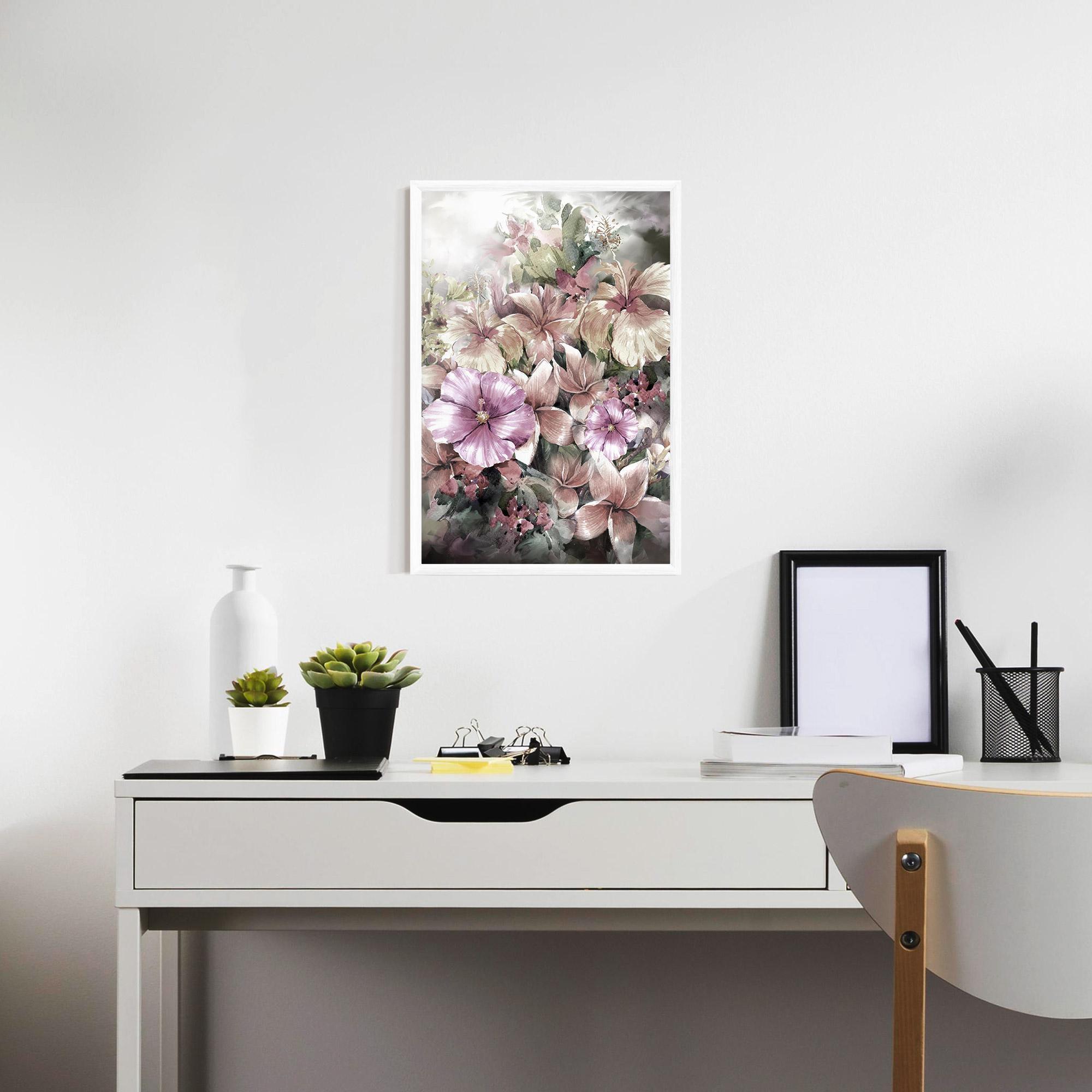 Gerahmte Poster Contrastul De Flori mockup 7