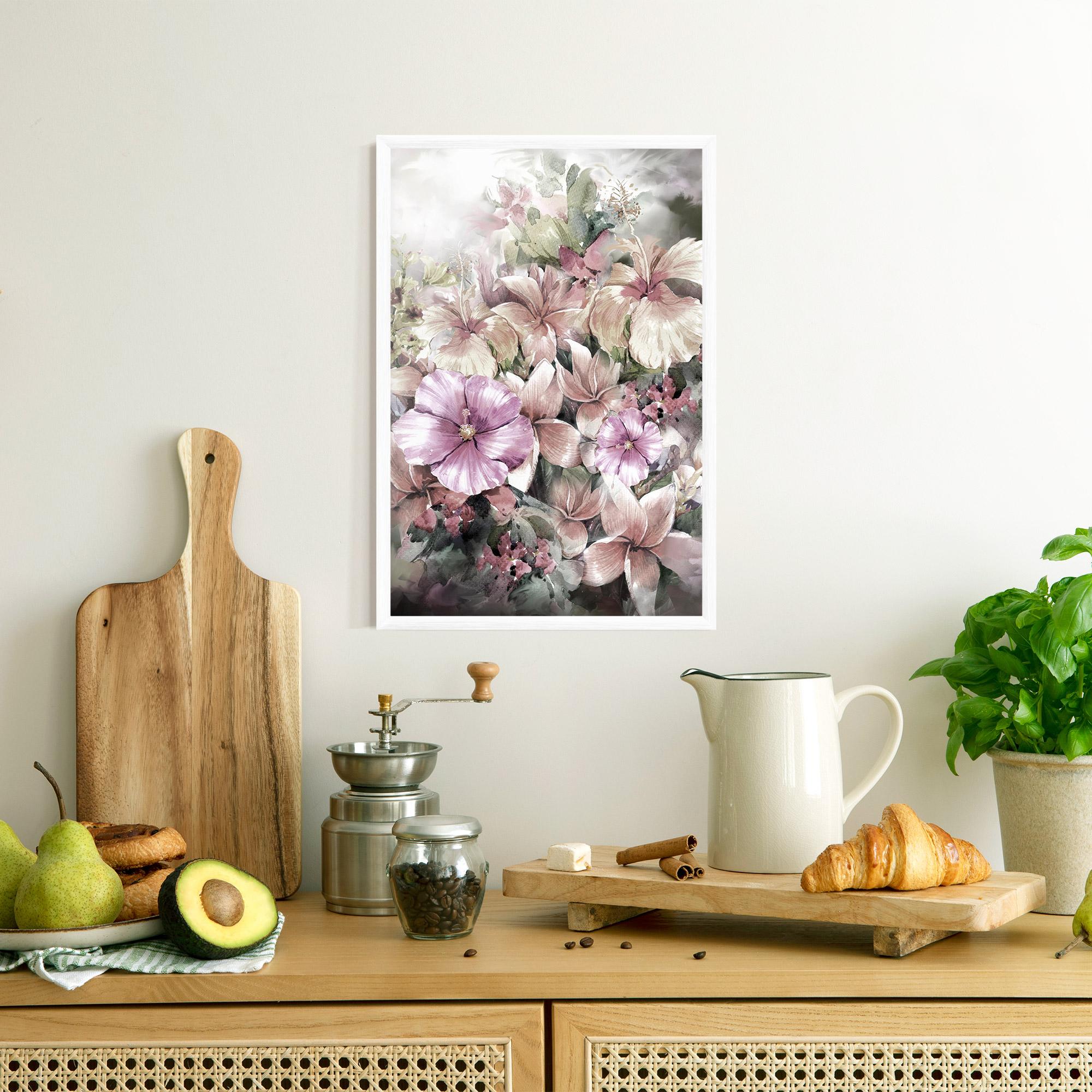 Gerahmte Poster Contrastul De Flori mockup 8