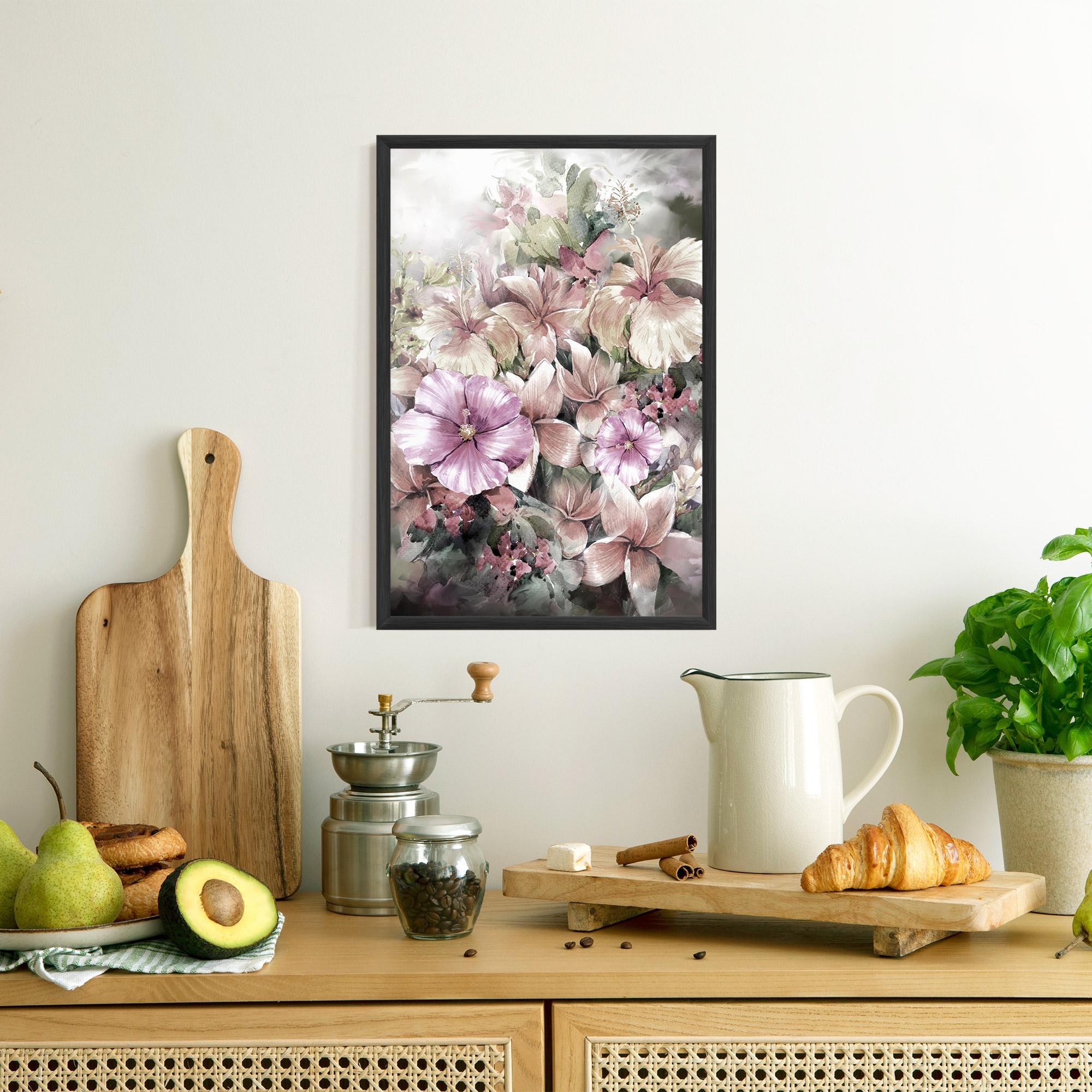 Gerahmte Poster Contrastul De Flori mockup 8