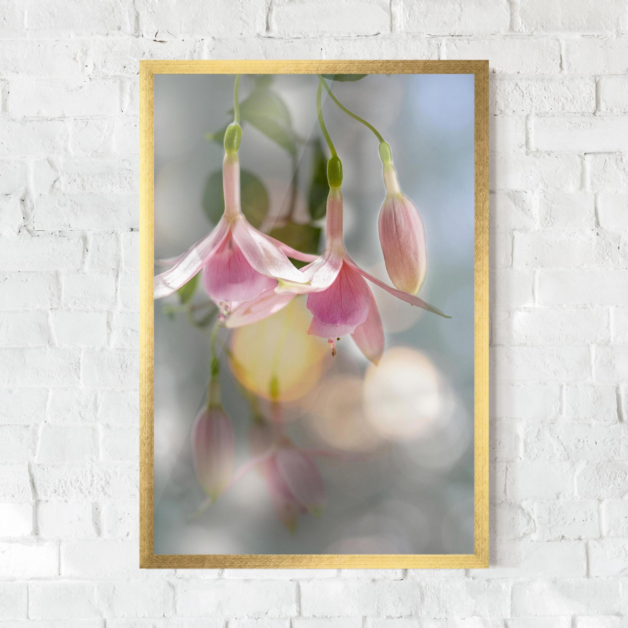 Gerahmte Poster Dreamy Pink Exotic mockup 0