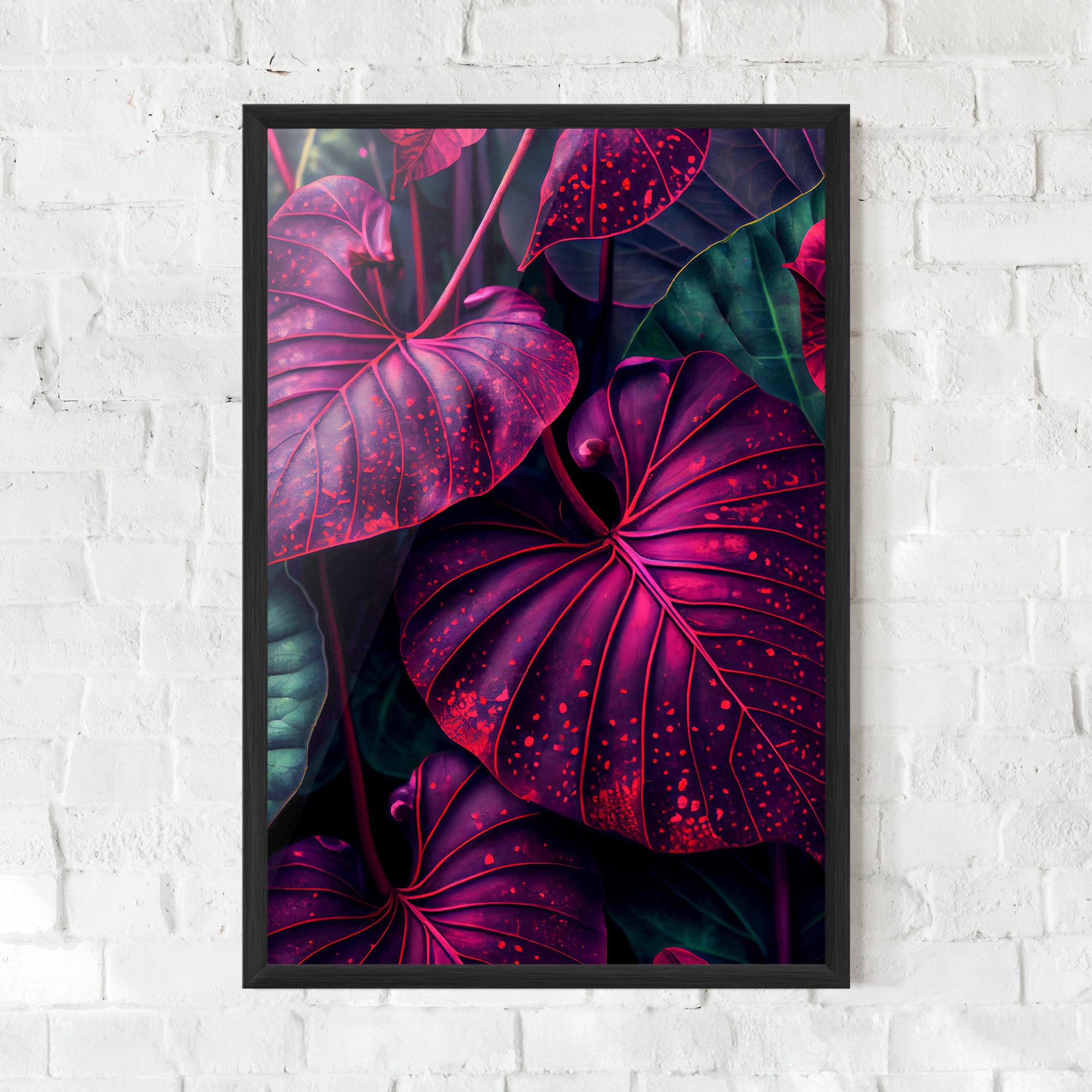 Gerahmte Poster Big Purple Exotic mockup 0