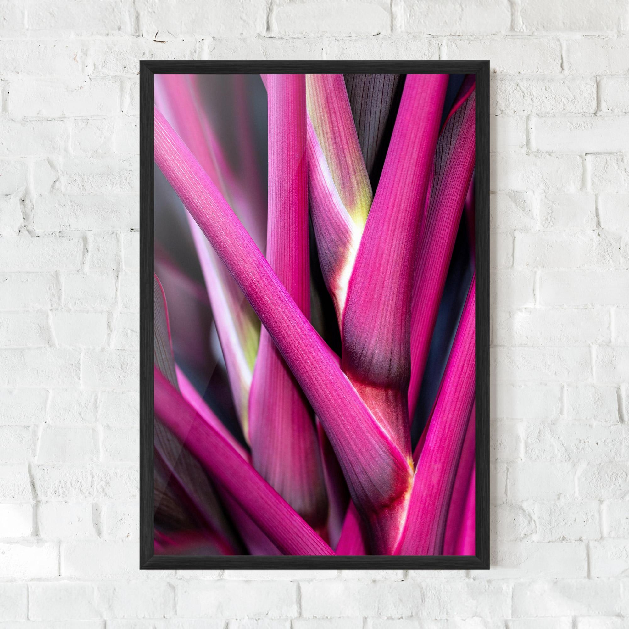 Gerahmte Poster Purple Exotic Plant mockup 0