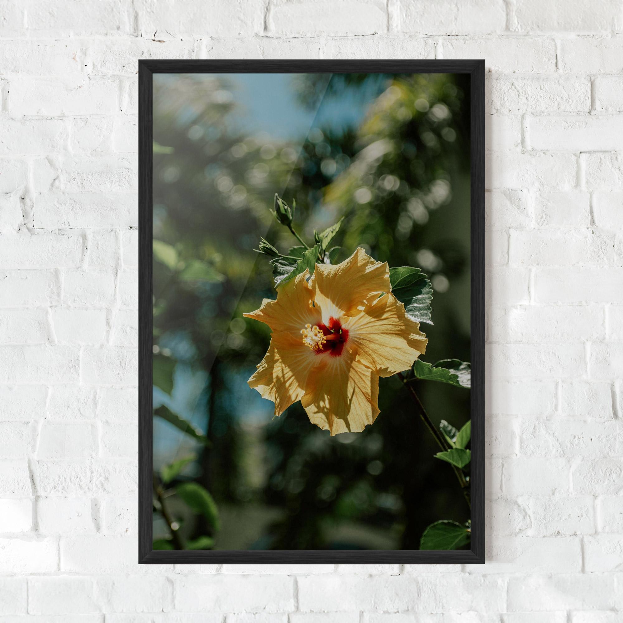 Gerahmte Poster Yellow Pretty Exotic mockup 0