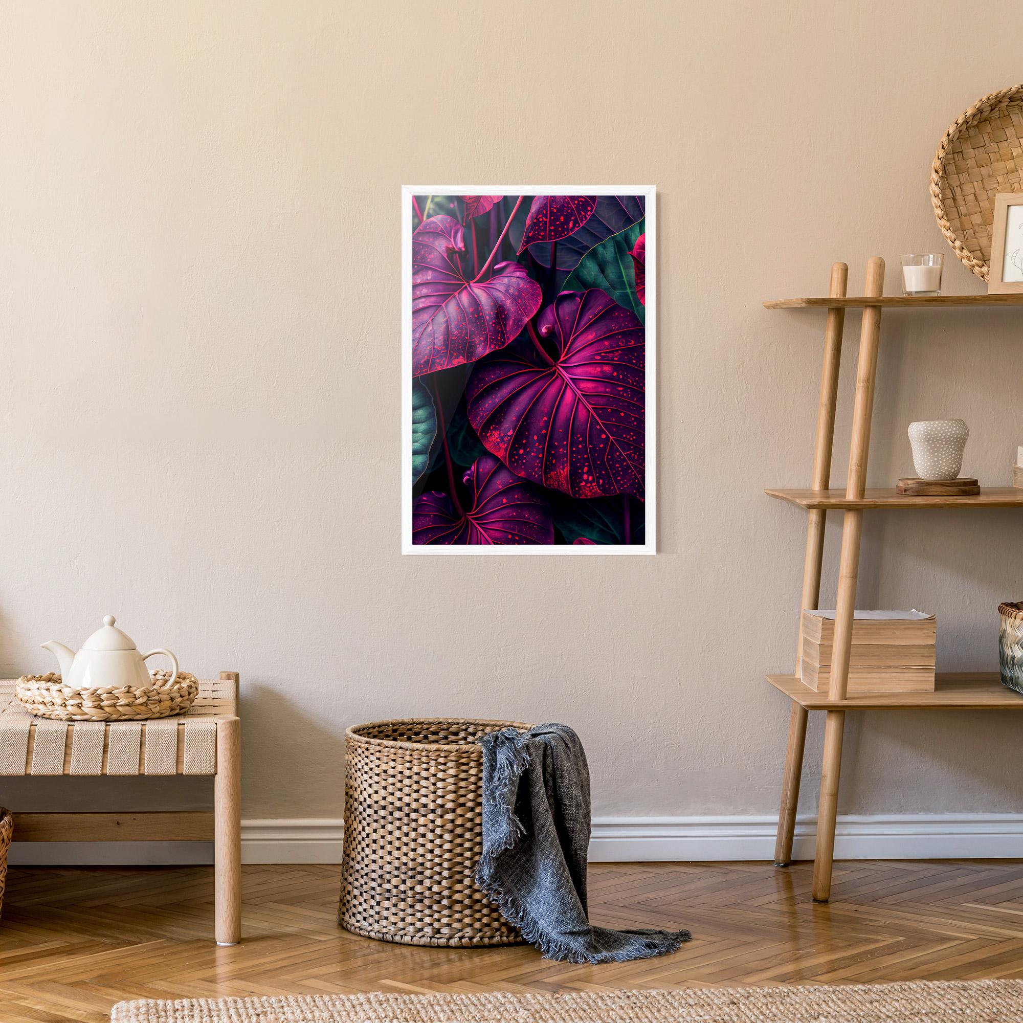 Gerahmte Poster Big Purple Exotic mockup 9