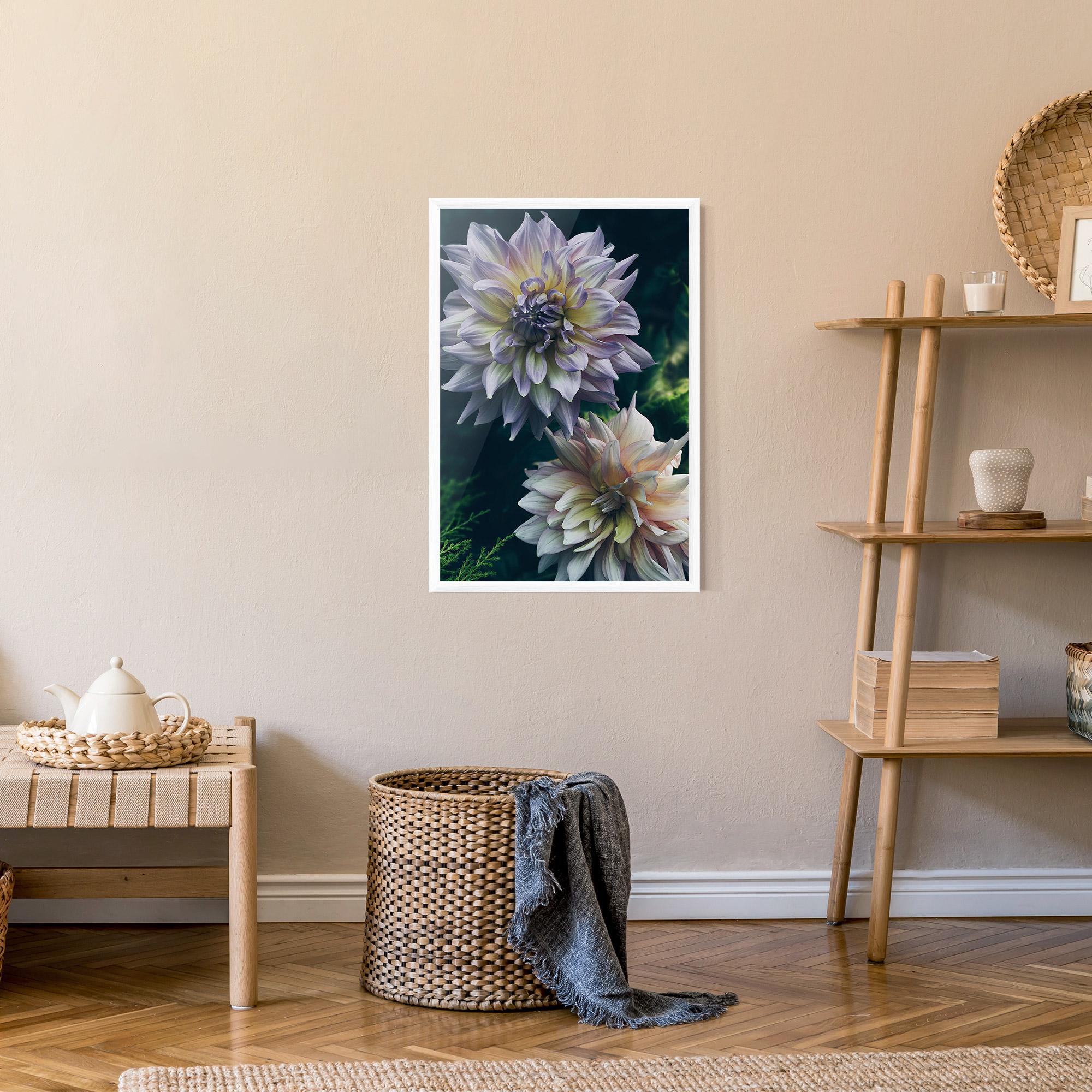 Gerahmte Poster Dahlia Flowers mockup 9