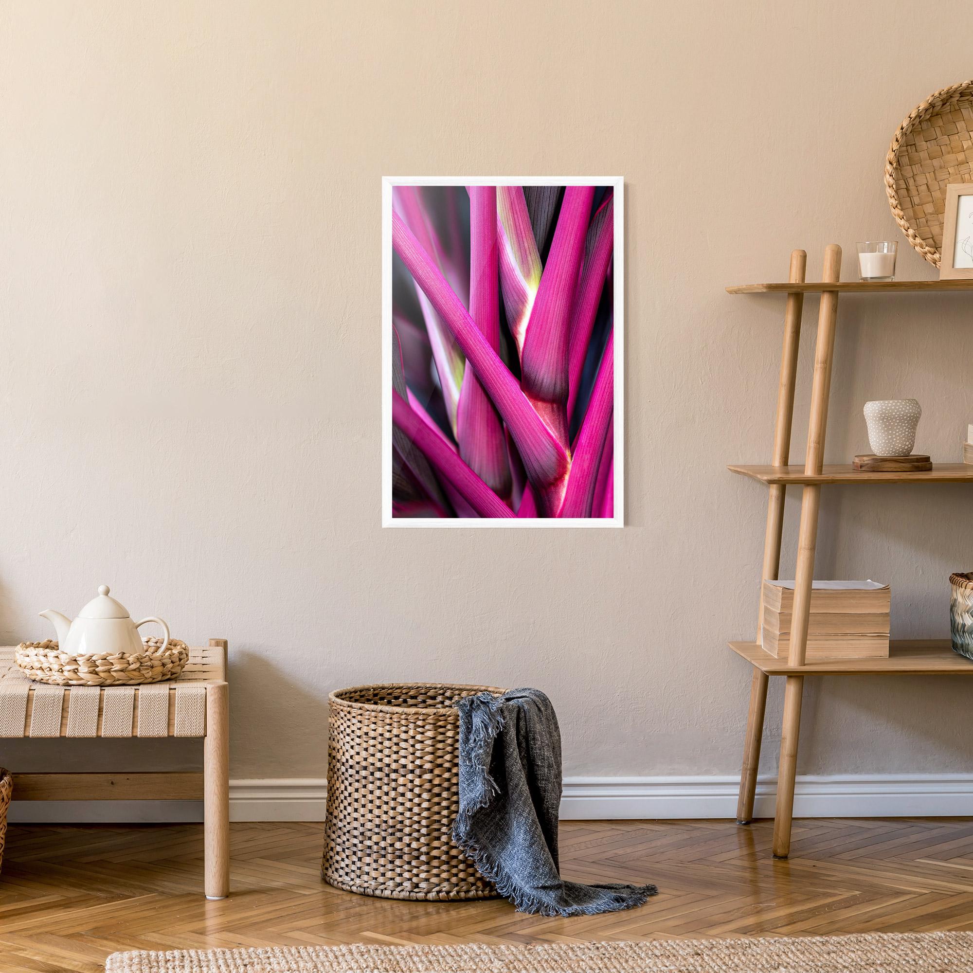 Gerahmte Poster Purple Exotic Plant mockup 9