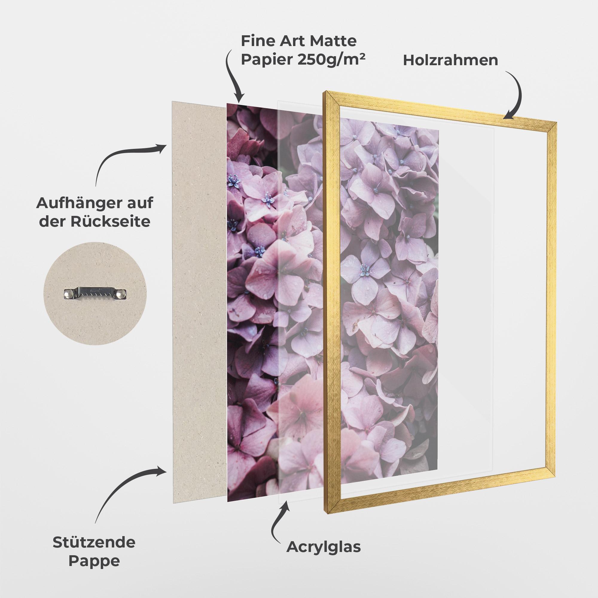 Gerahmte Poster Lilac Tree mockup 1