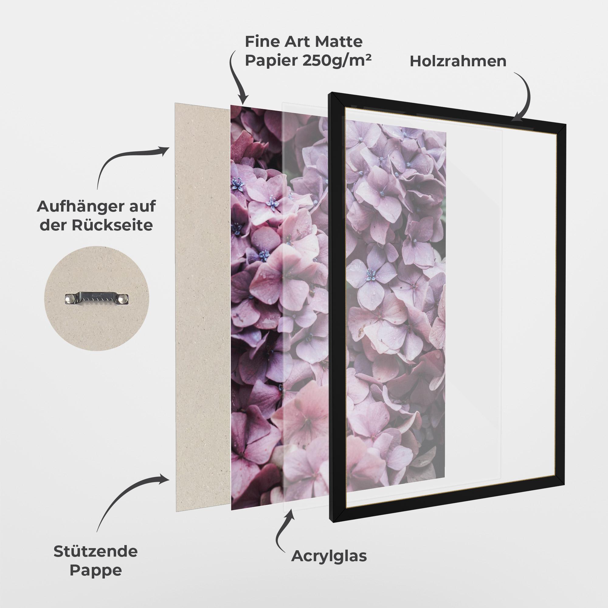 Gerahmte Poster Lilac Tree mockup 1