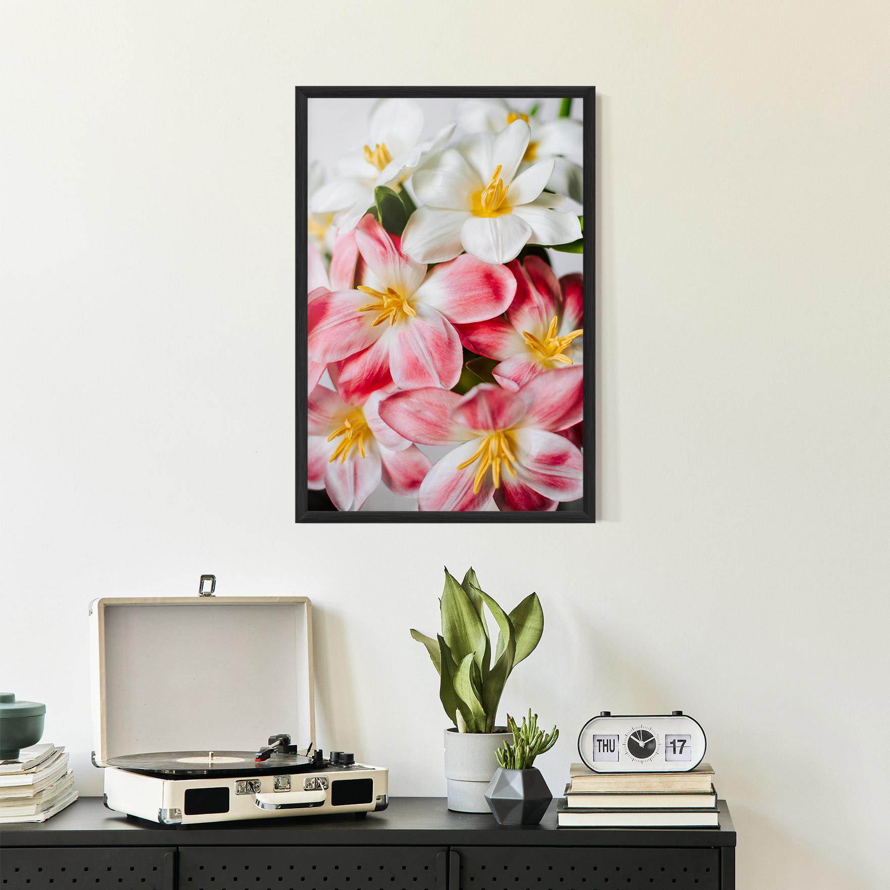 Gerahmte Poster Beautiful Exotic Flower mockup 2