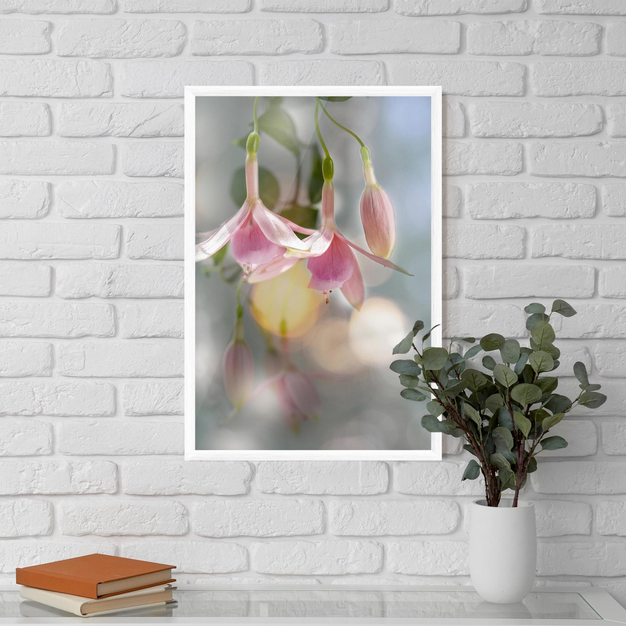 Gerahmte Poster Dreamy Pink Exotic mockup 5