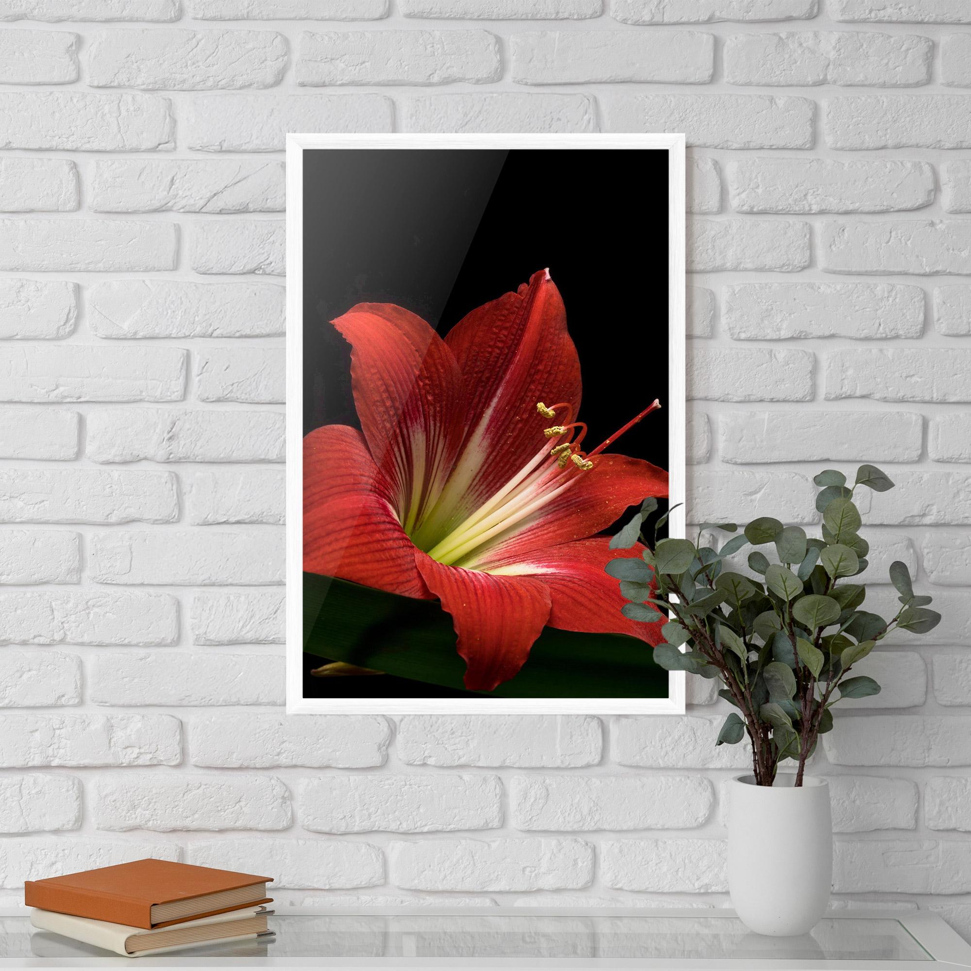 Gerahmte Poster Red Yellow Exotic mockup 5