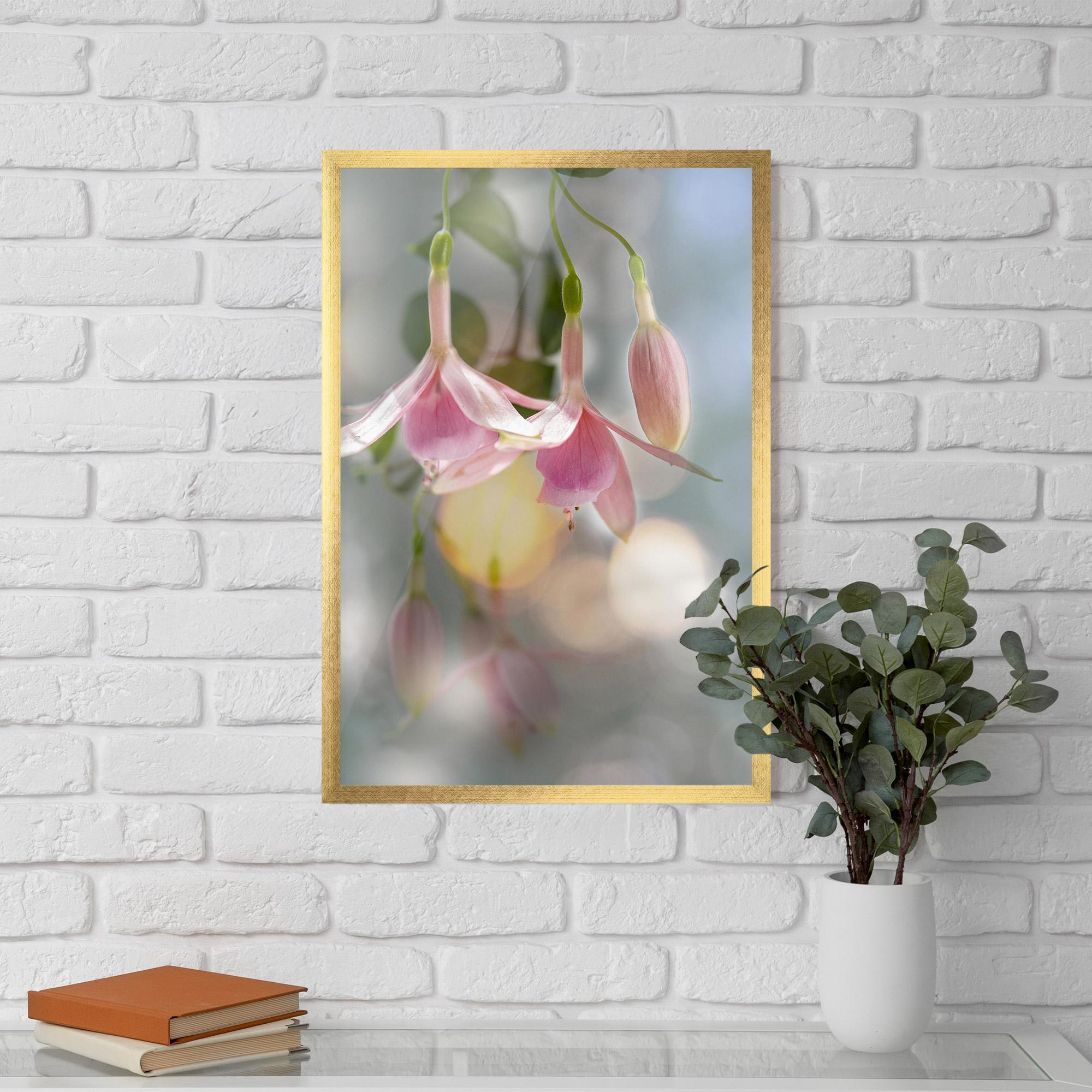 Gerahmte Poster Dreamy Pink Exotic mockup 5