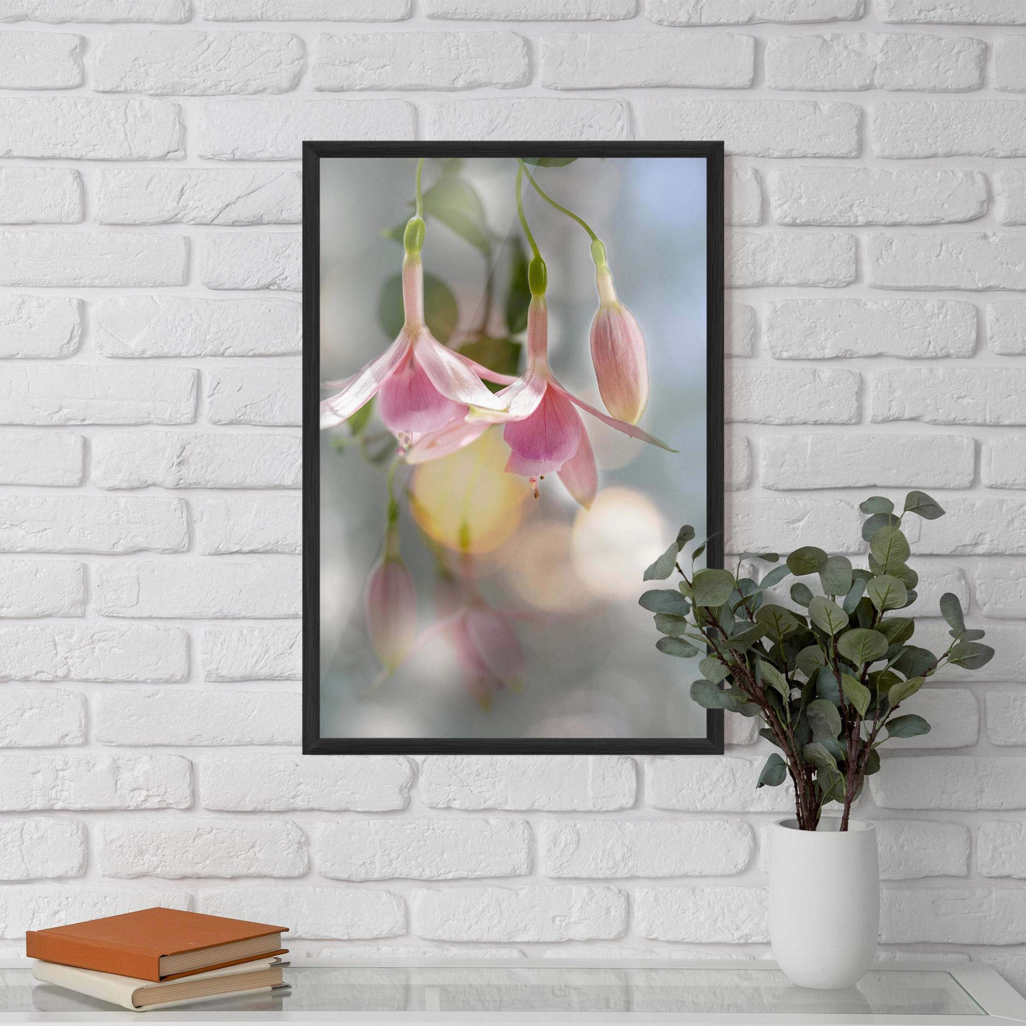 Gerahmte Poster Dreamy Pink Exotic mockup 5