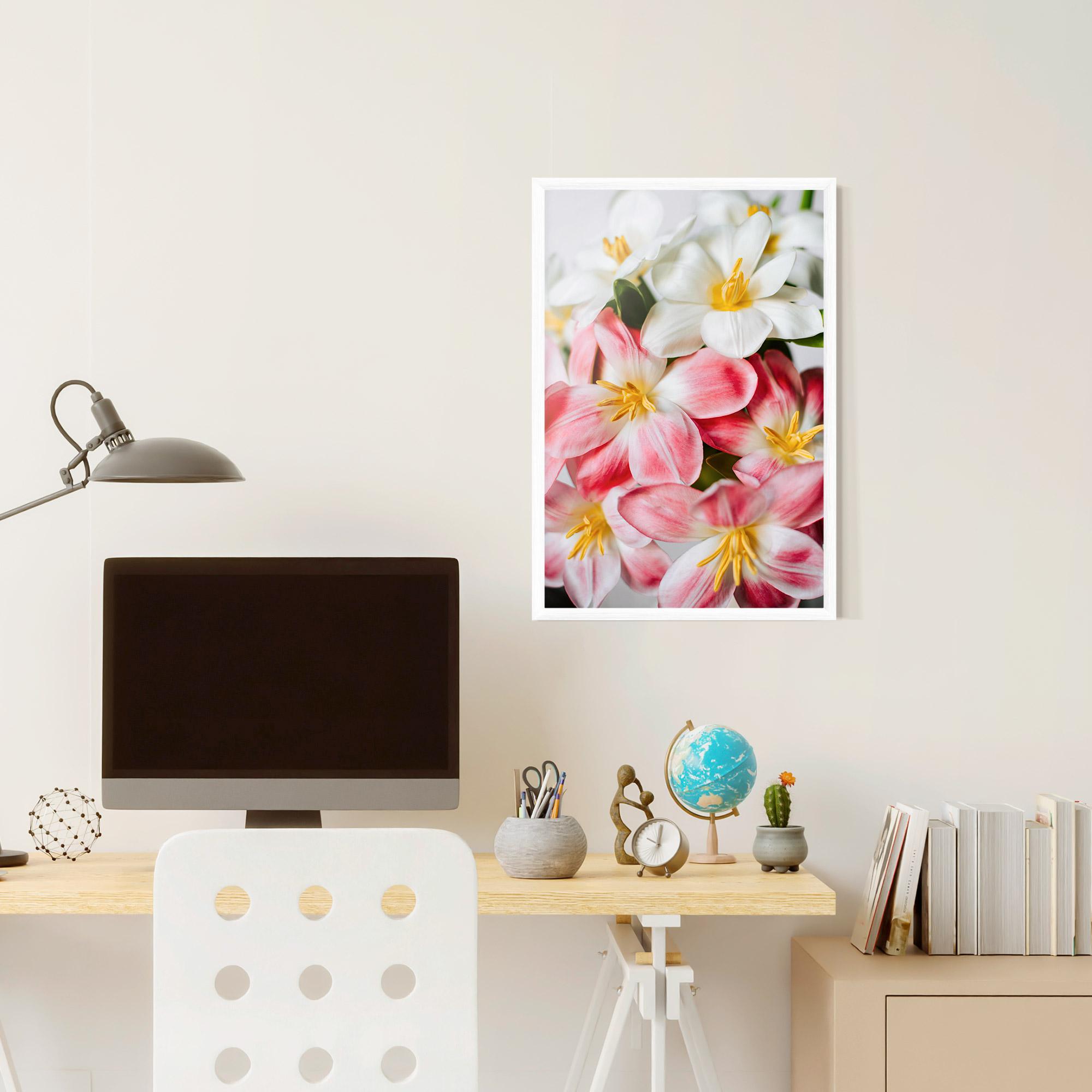 Gerahmte Poster Beautiful Exotic Flower mockup 6