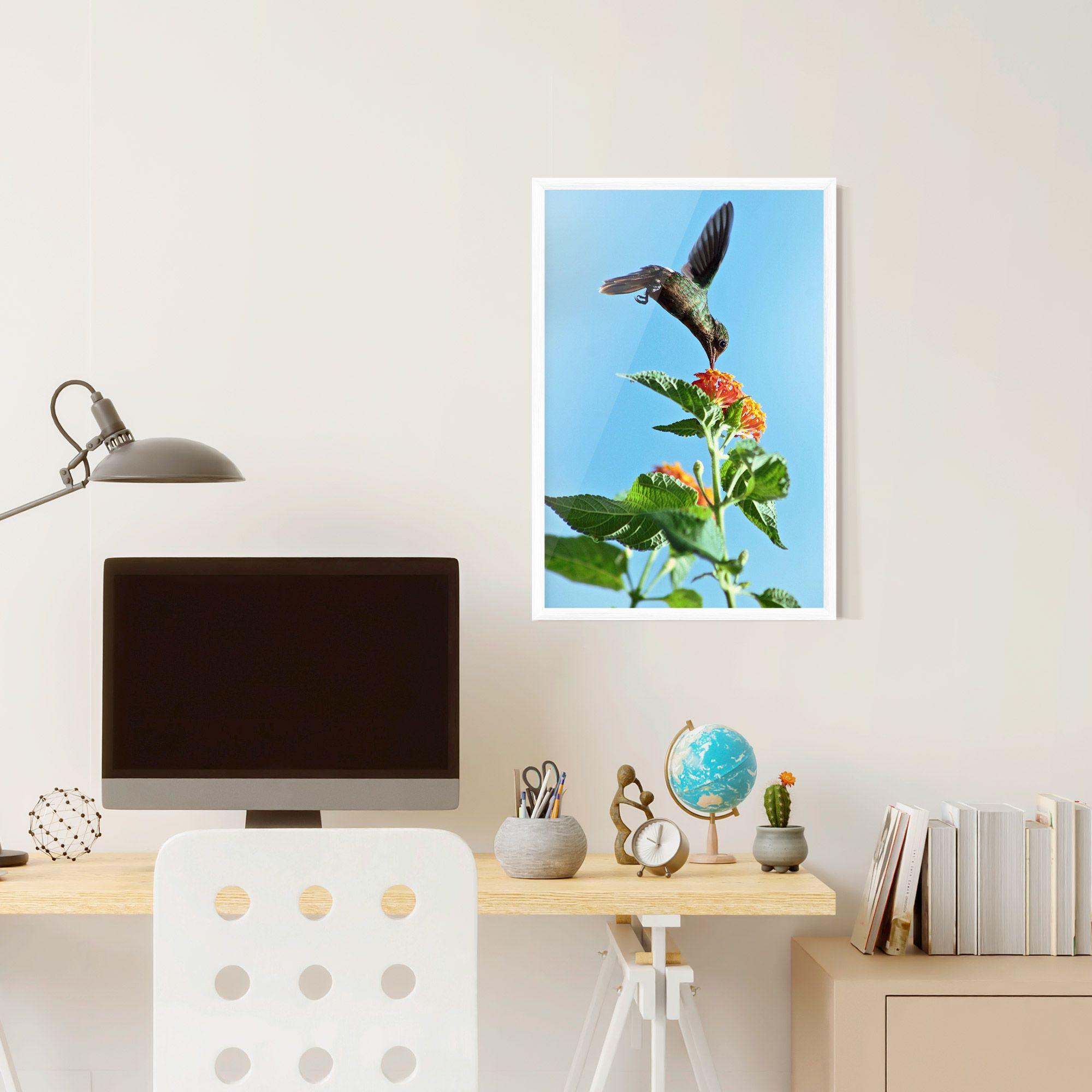 Bird Exotic Flower mockup 6