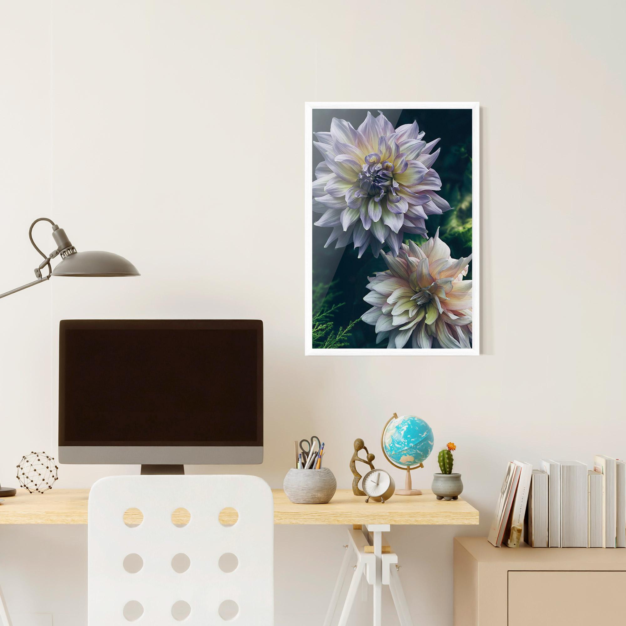 Gerahmte Poster Dahlia Flowers mockup 6