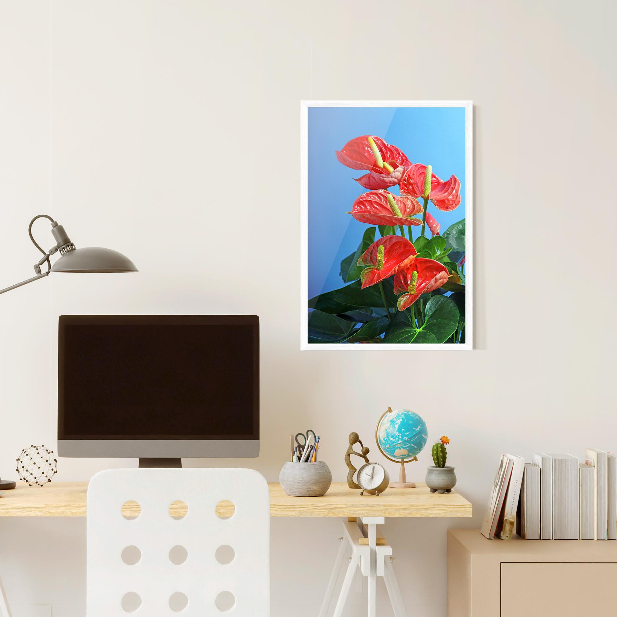 Gerahmte Poster Red Green Exotic mockup 6