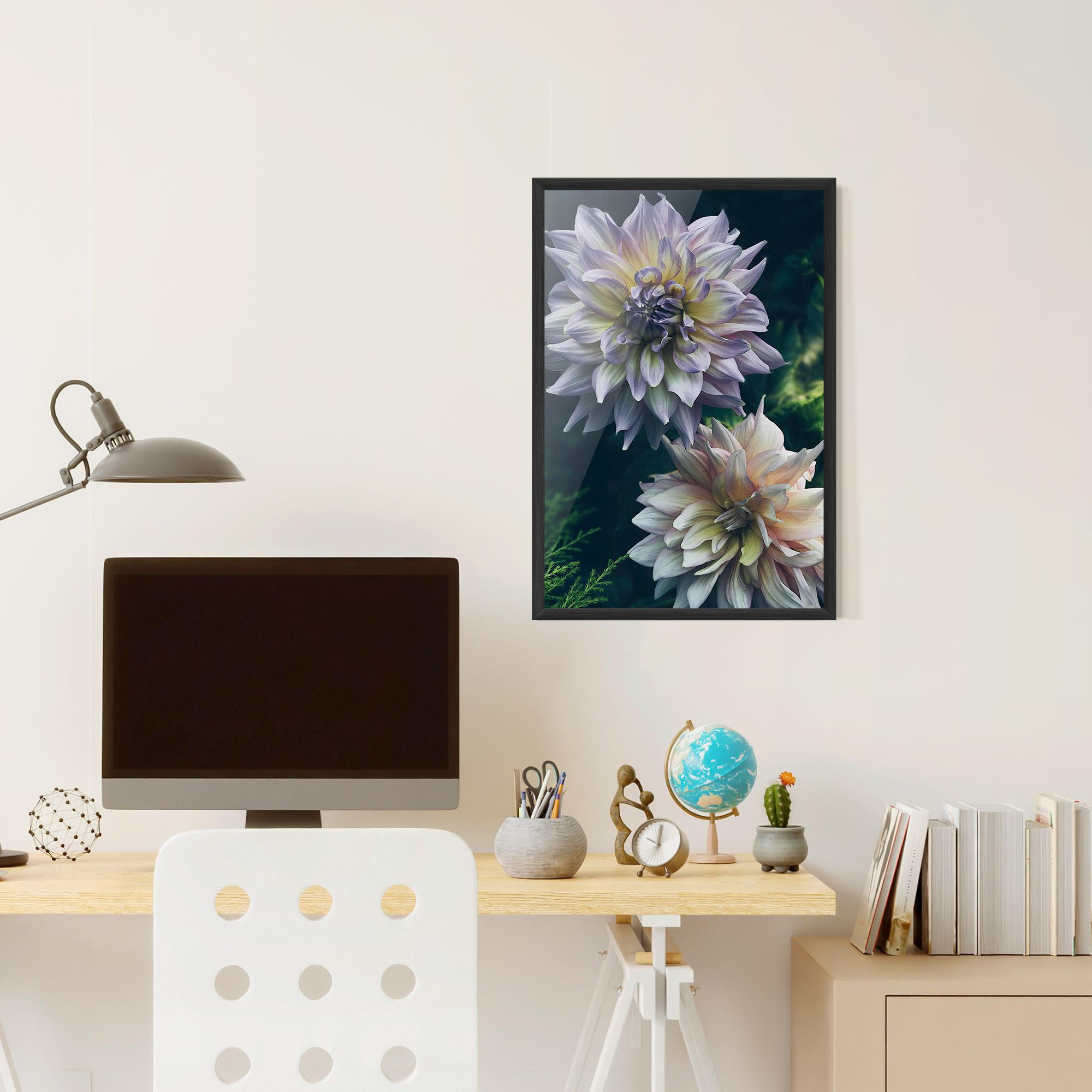 Gerahmte Poster Dahlia Flowers mockup 6