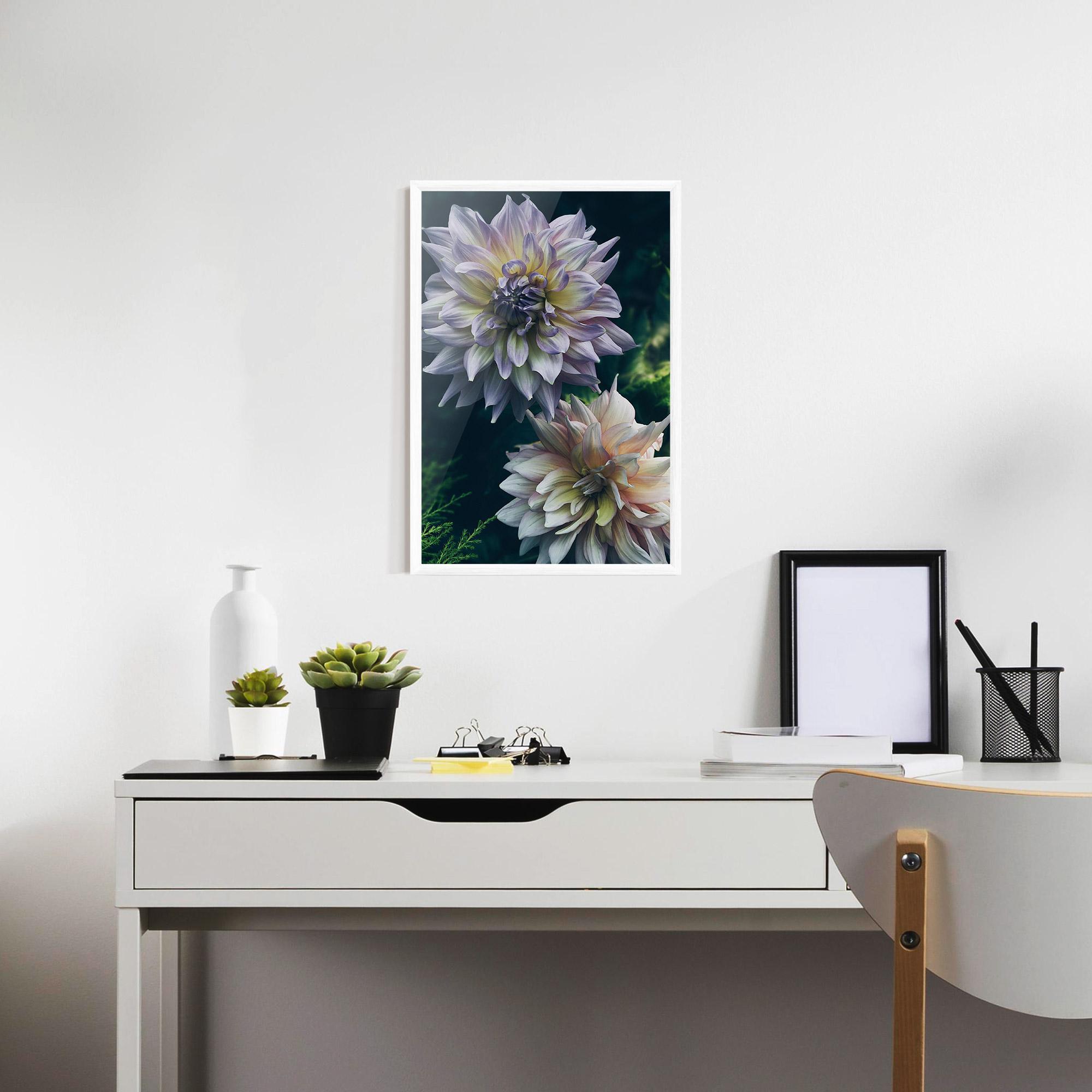Gerahmte Poster Dahlia Flowers mockup 7